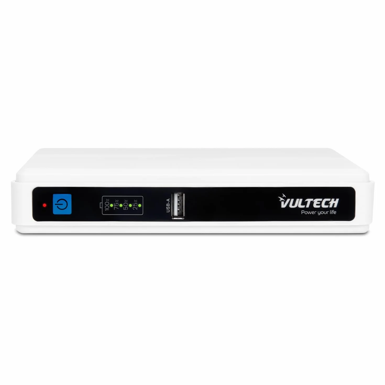 VulTech UPS60PWTC-DC Mini UPS 4350 mAh 60 W przenośny zasilacz awaryjny do routera modemu Power Bank Smartphone biały