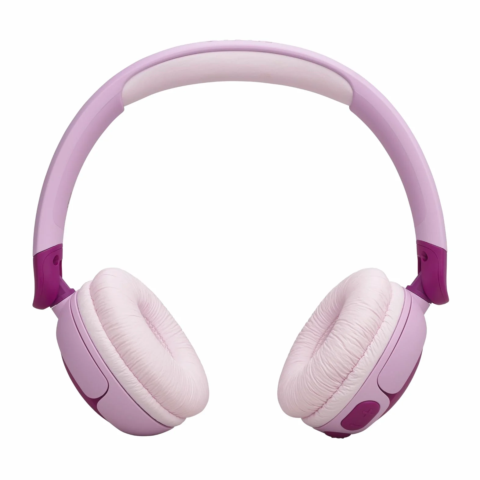 JBL Junior 320 BT Bezprzewodowe Słuchawki Nauszne z Bluetooth dla Dzieci z Wbudowanym Mikrofonem, 50 H Odtwarzania, Ograniczeniem Głośności, Łatwym Sterowaniem i Zestaw naklejek, Fioletowe