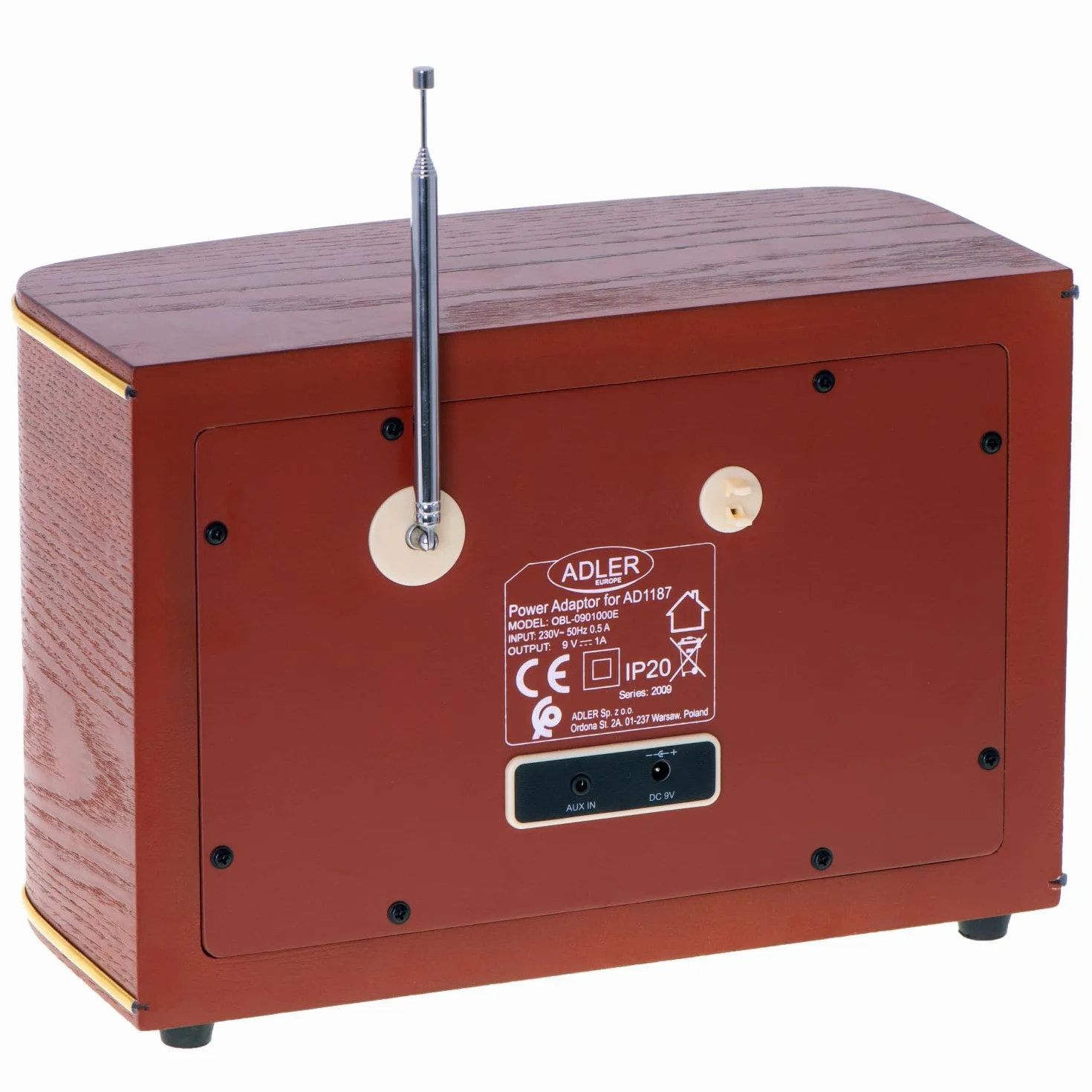 ADLER EUROPE 1187 Retro Radio z Bluetooth