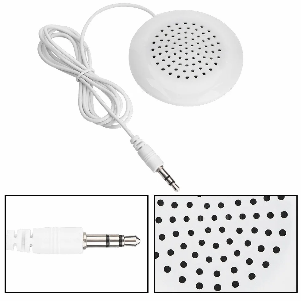 Głośnik, przenośny nowy HD DIY poduszka głośnik 3,5 mm mini głośnik stereo do MP3, MP4, telefon, odtwarzacz CD