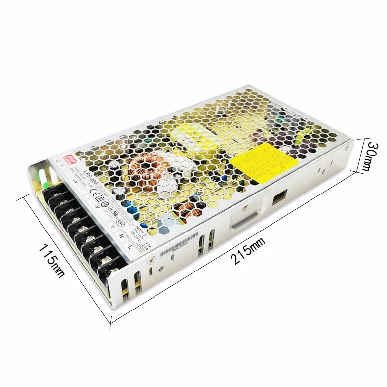 Zasilacz impulsowy MEAN WELL LRS, LRS-200-12 200W 17A