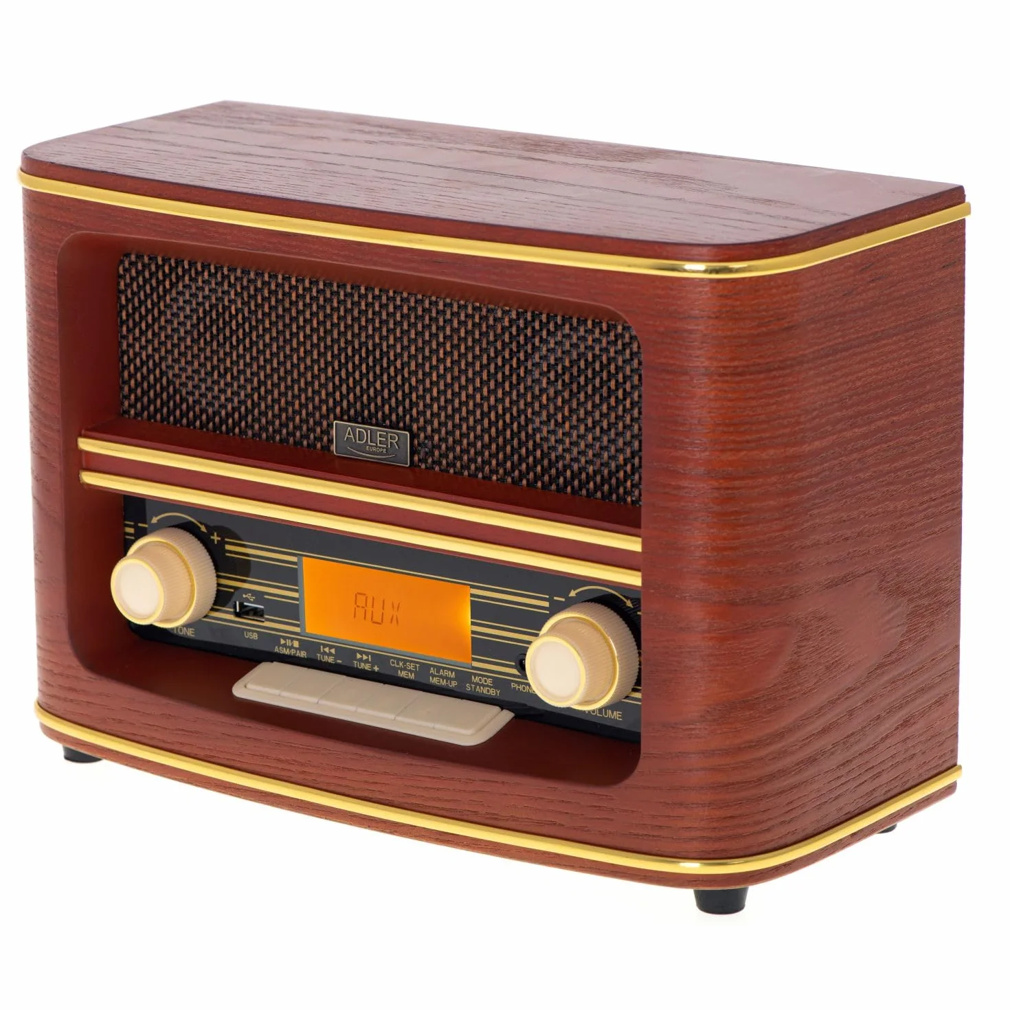 ADLER EUROPE 1187 Retro Radio z Bluetooth