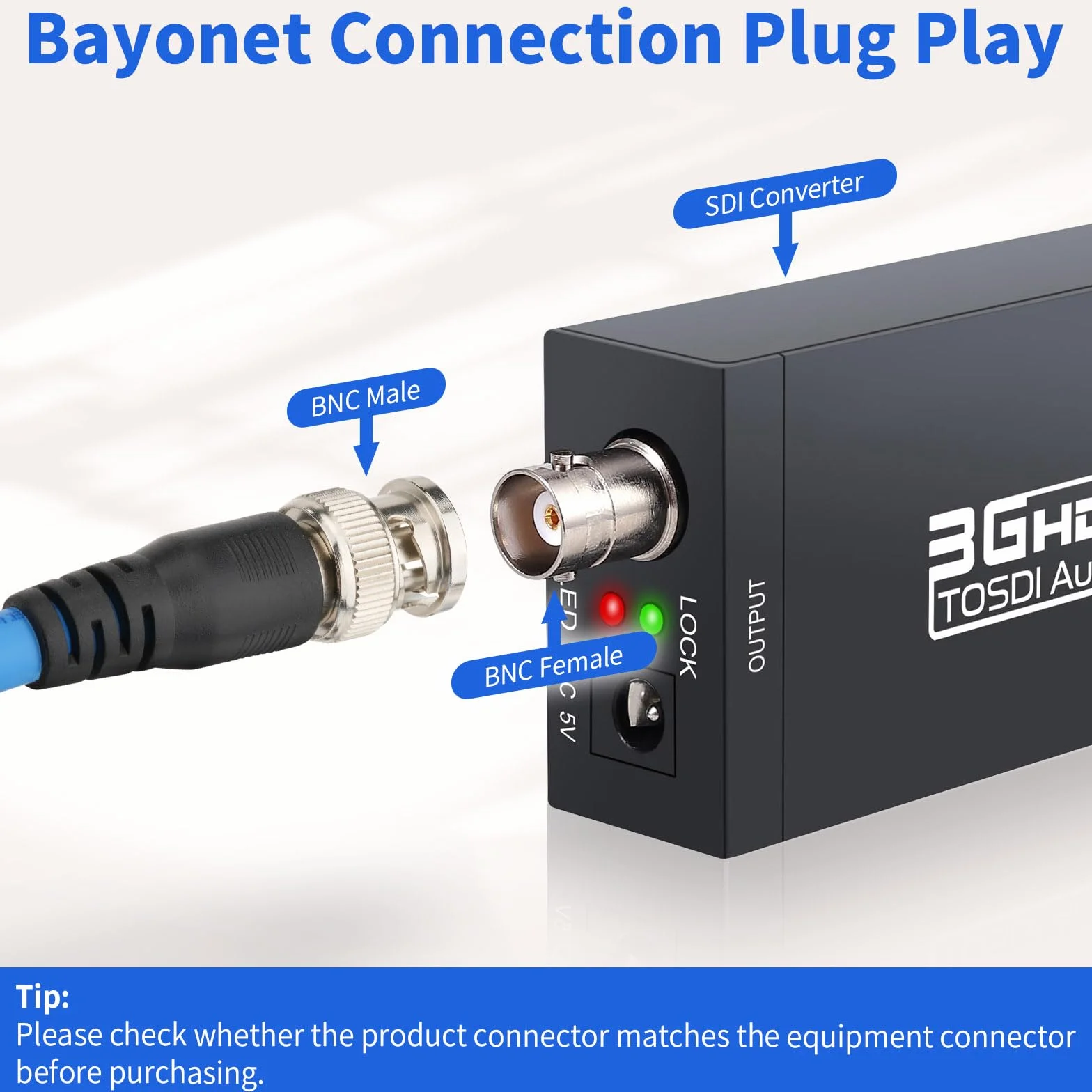 Superbat Kabel SDI BNC 3G/6G/12G (Belden 1694A), 30FT/50FT/100FT/200FT/200FT, obsługuje HD-SDI/3G-SDI/4K/8K, kabel wideo SDI precyzyjny kabel wideo (1 szt.)