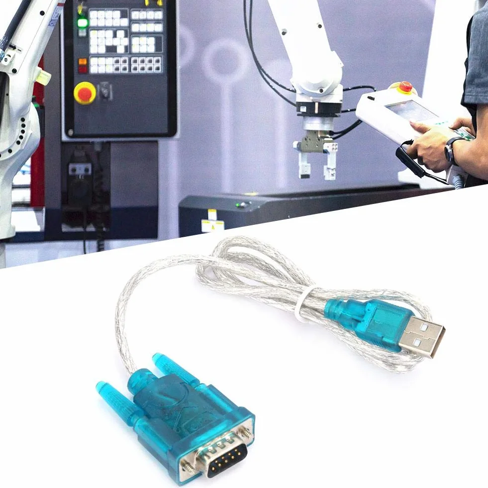 Adapter USB na RS232 2 sztuki HL-340 - kabel szeregowy 9-pinowy, pasuje do Win95/98/ME/2000/XP/Win7 32bit/64bit/Vista