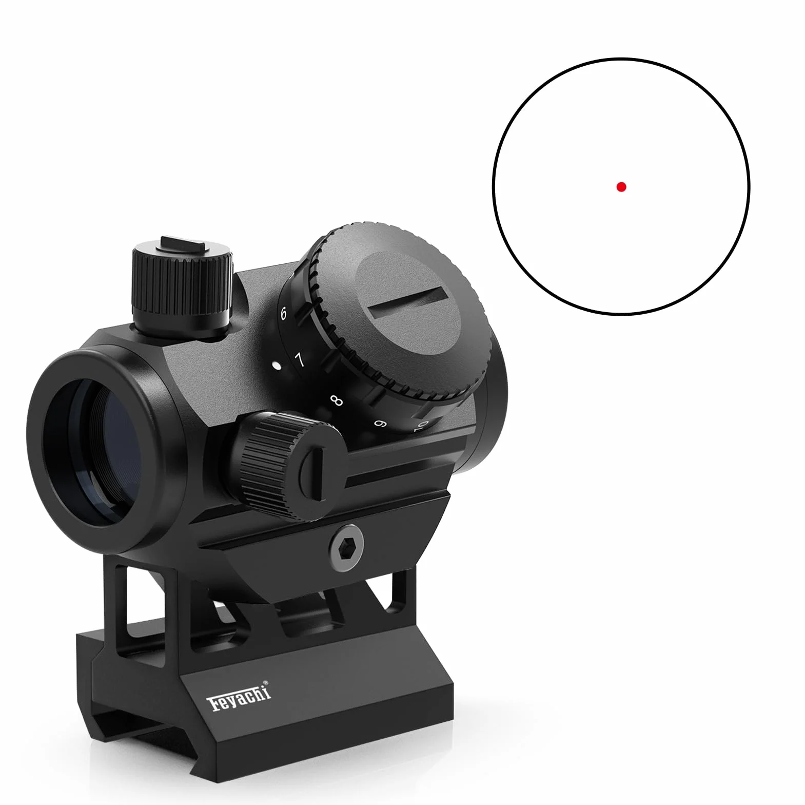 Feyachi RDS-25 kolimator red dot 4 MOA kolimator red dot luneta z 1-calowym mocowaniem pionowym