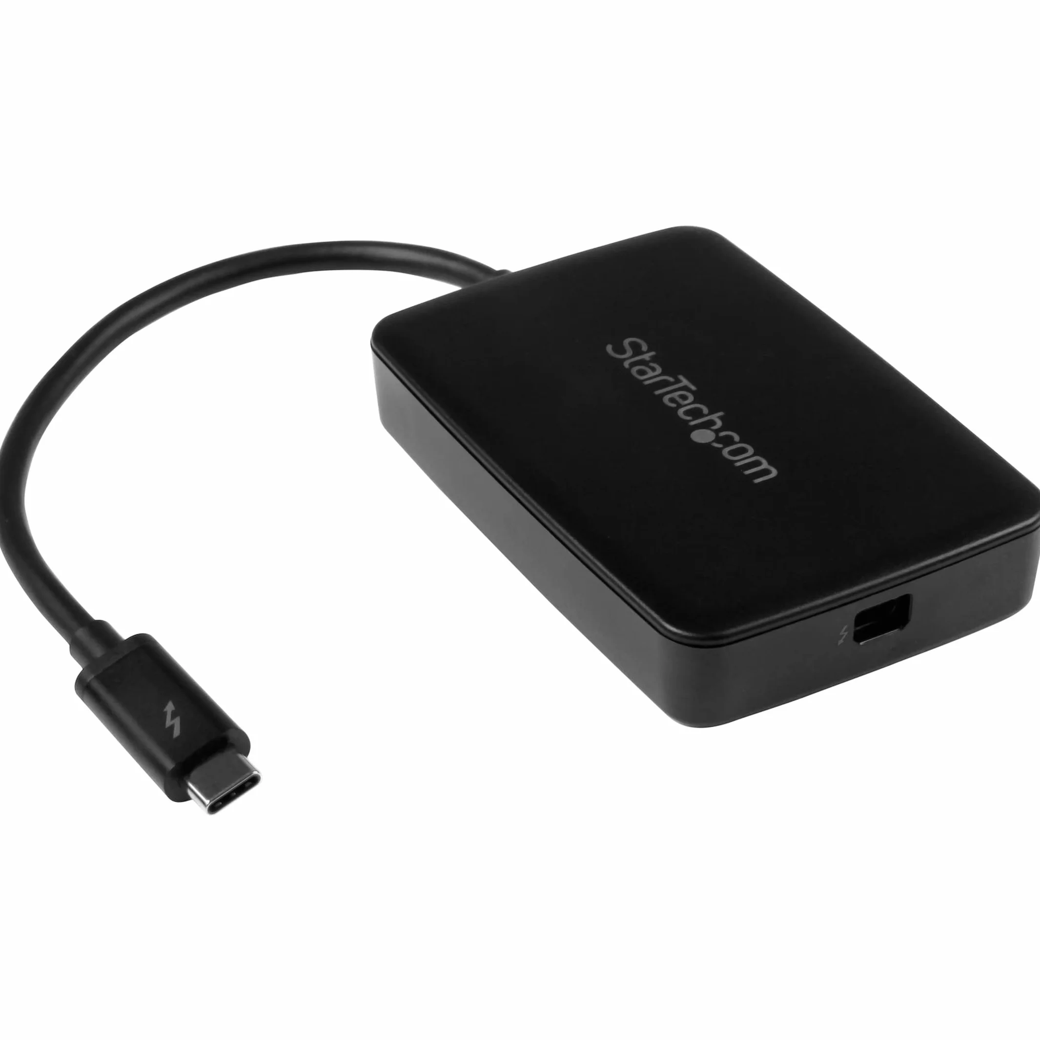 StarTech.com Thunderbolt 3 na Thunderbolt 2 adapter (nieodwracalny) - laptop TB3 na TB2 (20 Gbit/s) lub TB1 (10 Gbit/s) ekrany/urządzenia - czarny - Windows/Mac (TBT3TBTADAP)