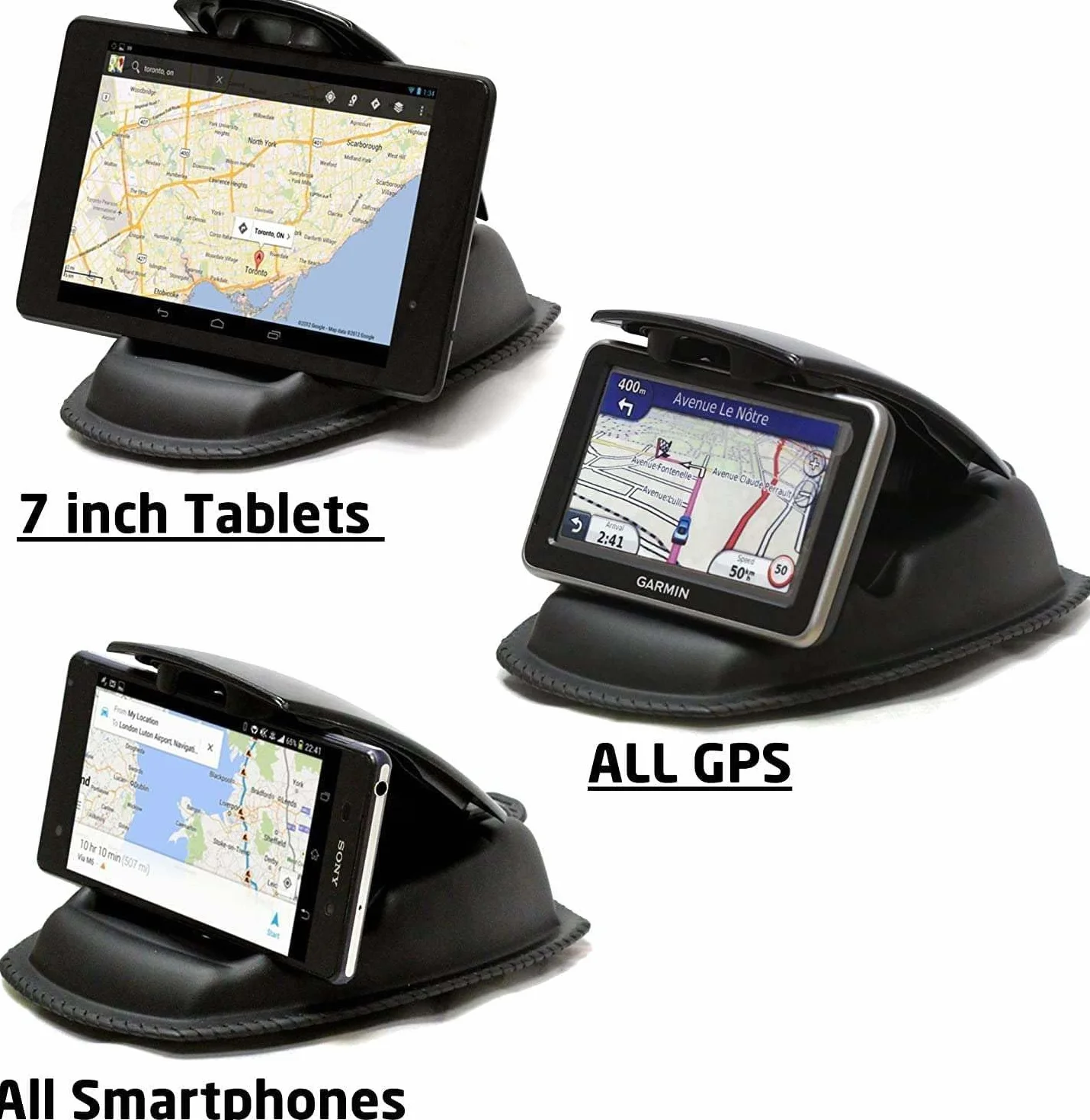 Navitech Uchwyt na desk? rozdzielcz? samochodu – kompatybilny z nawigacj? GPS TomTom GO Camper Max 7 cali