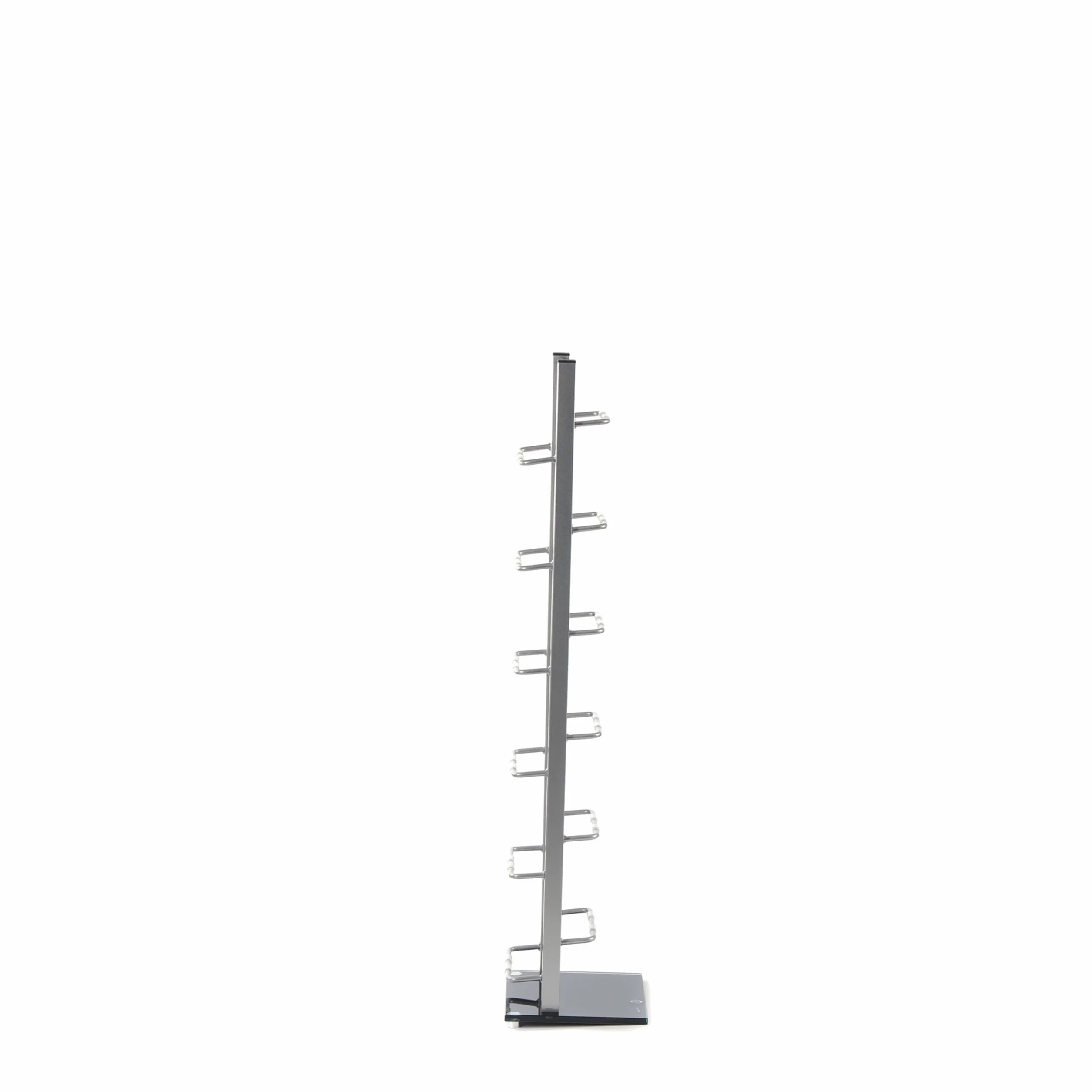 Regał na płyty CD Lounge Tower 92cm aluminium szkło