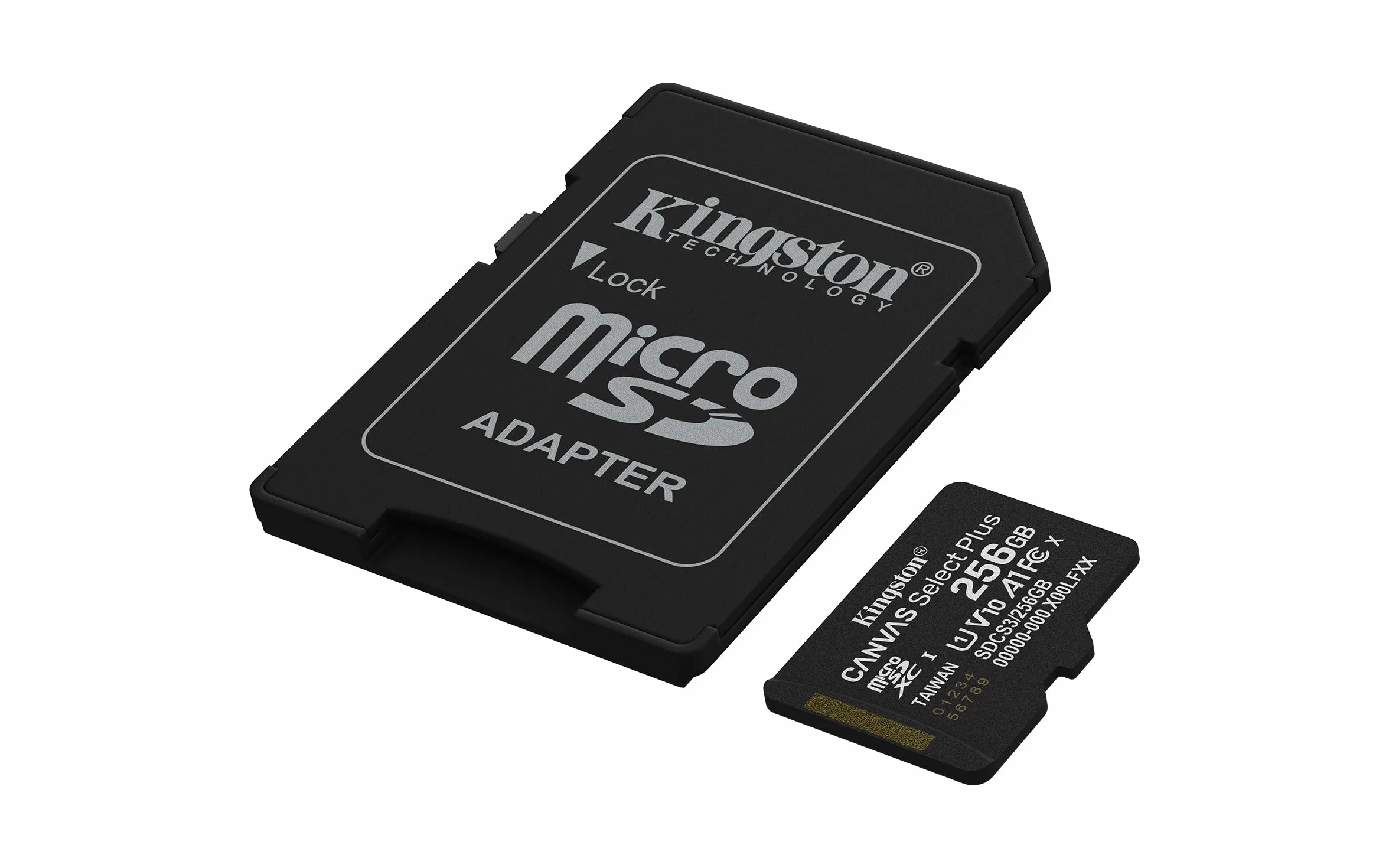 Kingston Canvas Select Plus Karta pamięci microSD 256GB microSDXC 150MB/s A1 Adapter SD