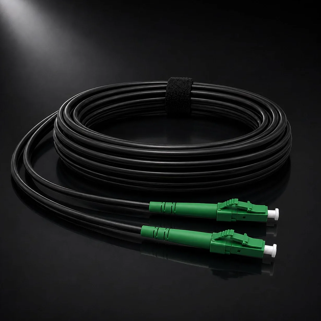 Elfcam LC/APC Kabel światłowodowy Simplex jednomodowy 30M