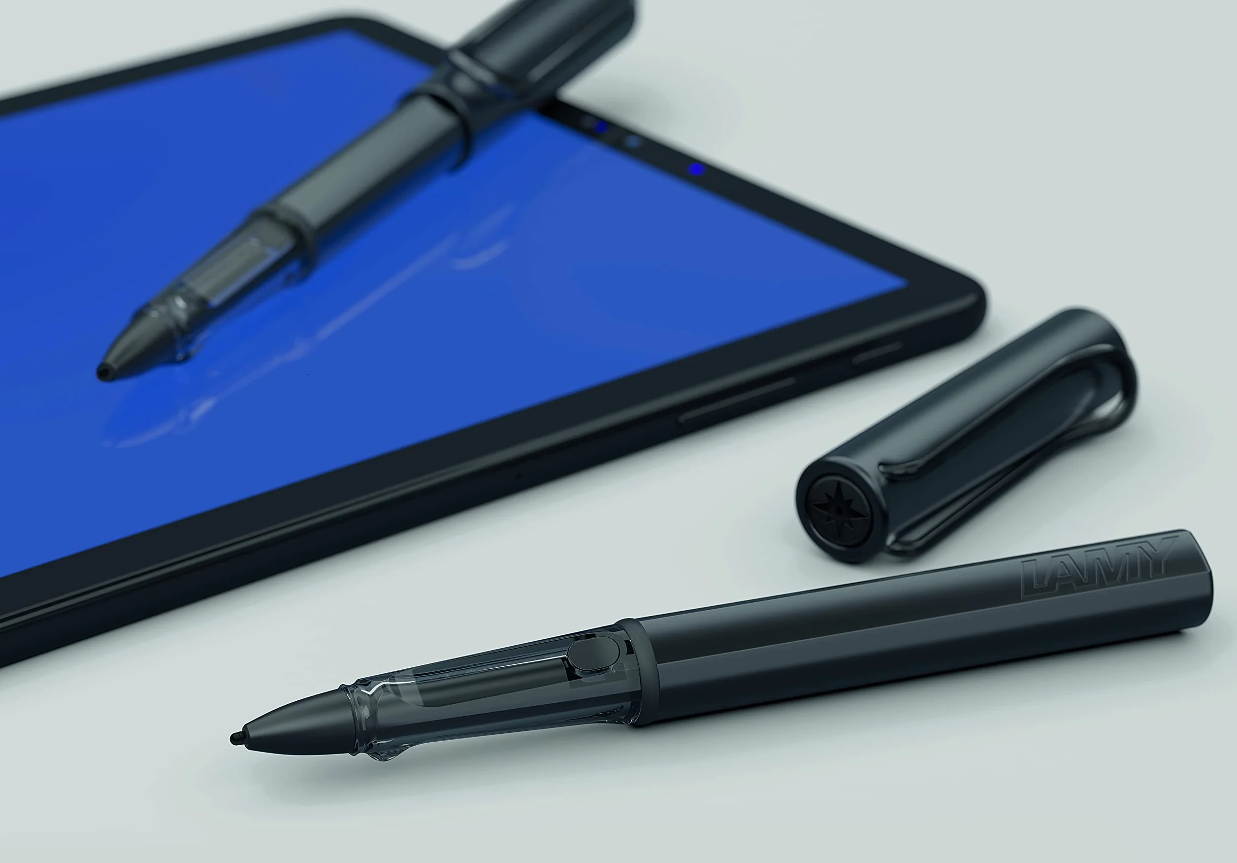 LAMY Długopis dotykowy AL-star EMR Stylus - cyfrowy rysik do tabletów, smartfonów i notebooków z wymiennymi końcówkami kontaktowymi - bezsilny i bez baterii