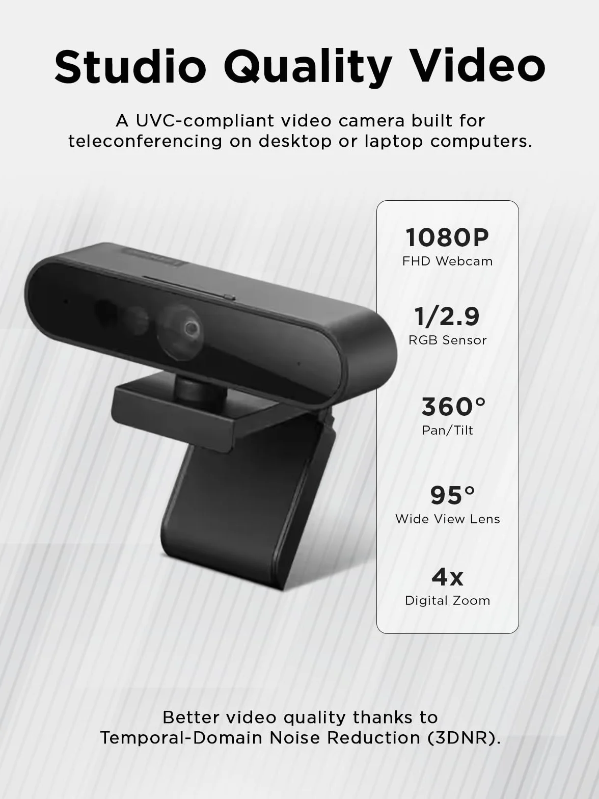 LENOVO Unknown Performance FHD Webcam - Kamera internetowa - Pan/Tilt