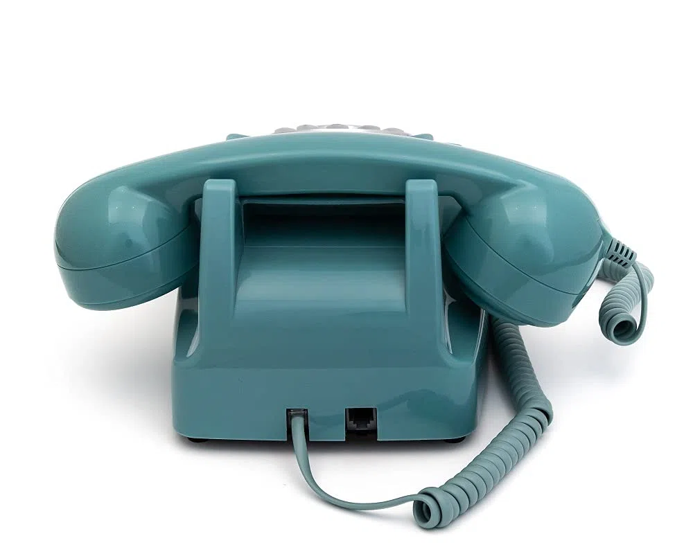 GPO Retro GPO746DPBBL 746 Pulpit Push Button Telefon - Niebieski