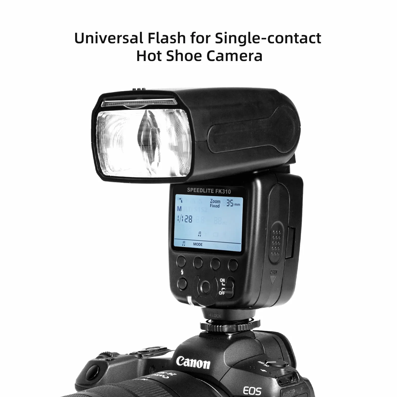 PHOTOOLEX FK310 Flash Speedlite lampa błyskowa do Canon Nikon Sony Panasonic Olympus Pentax Fujifilm Sigma Minolta i innych lustrzanek cyfrowych lustrzanek lustrzankowych lustrzanek i aparatów