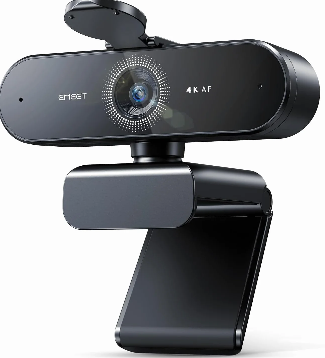 Kamera internetowa NOVA 4K, 4K kamera internetowa z 2 mikrofonami z redukcją szumów, kamera internetowa Ultra HD z szerokim kątem 73° i osłoną obiektywu, PDAF autofokus, kamera internetowa do