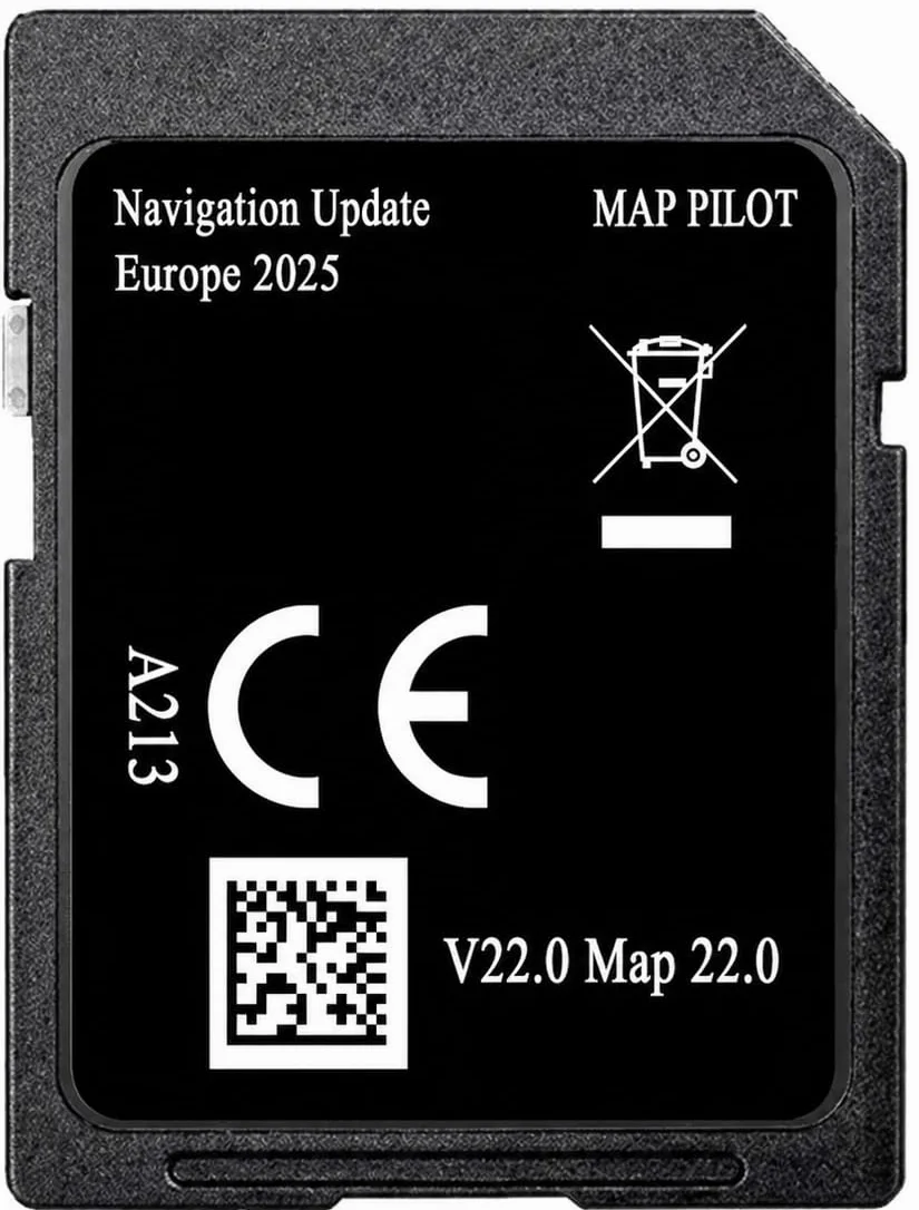 Karta SD nawigacja GPS Europa 2023 v20 kompatybilna z Mercedes Garmin Map Pilot STAR2
