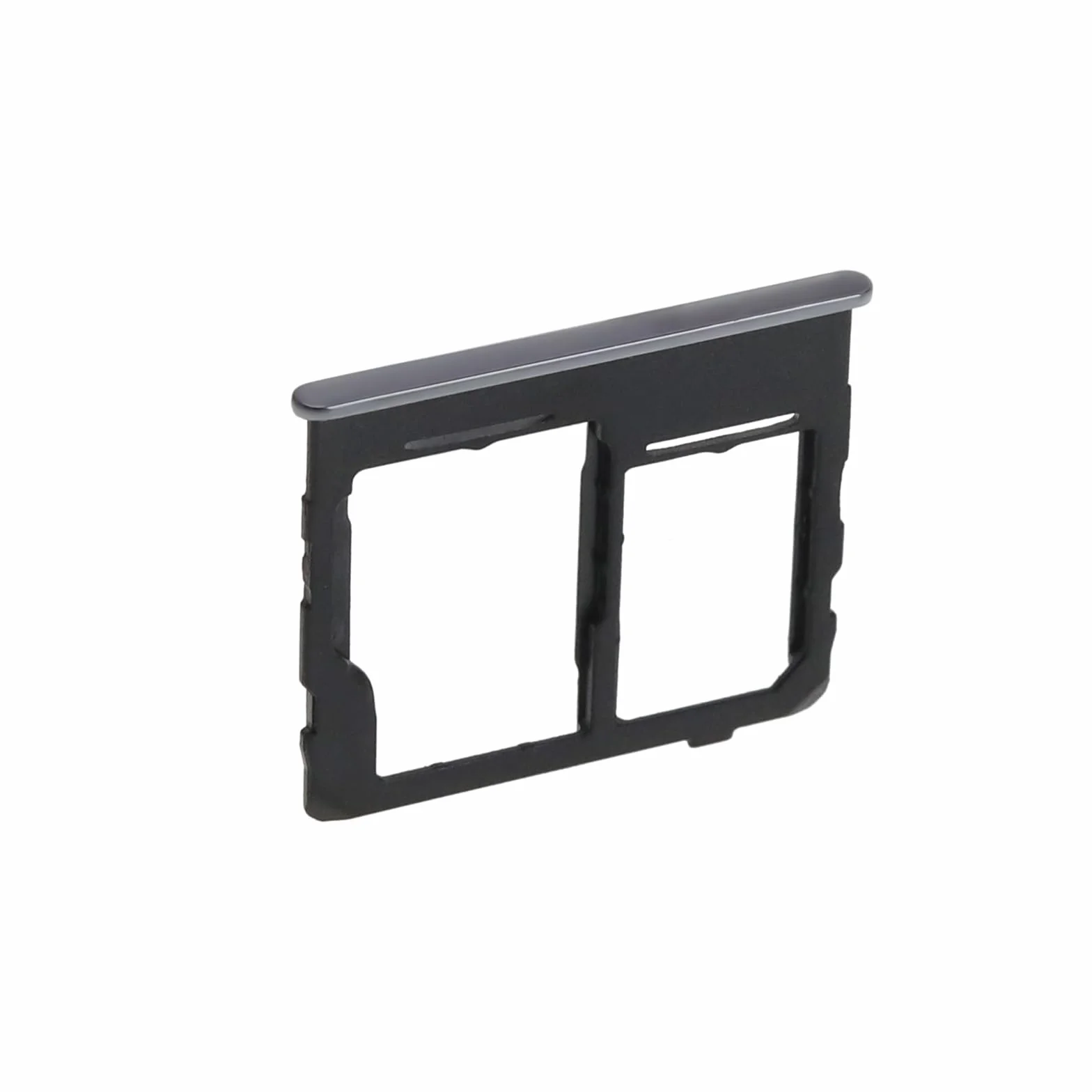 OTOTEC 2 zestawy podwójnych przegródek na karty SIM, uchwyt na kartę micro SD, zamiennik z bolcem SIM, kompatybilny z Samsung Galaxy A32 5G 2021, czarny