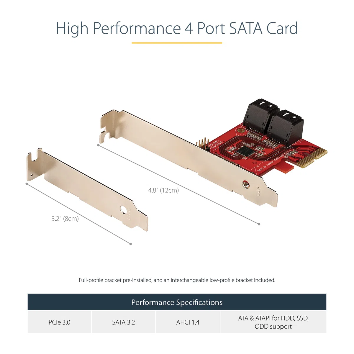 STARTECH 4-portowa karta PCIE SATA