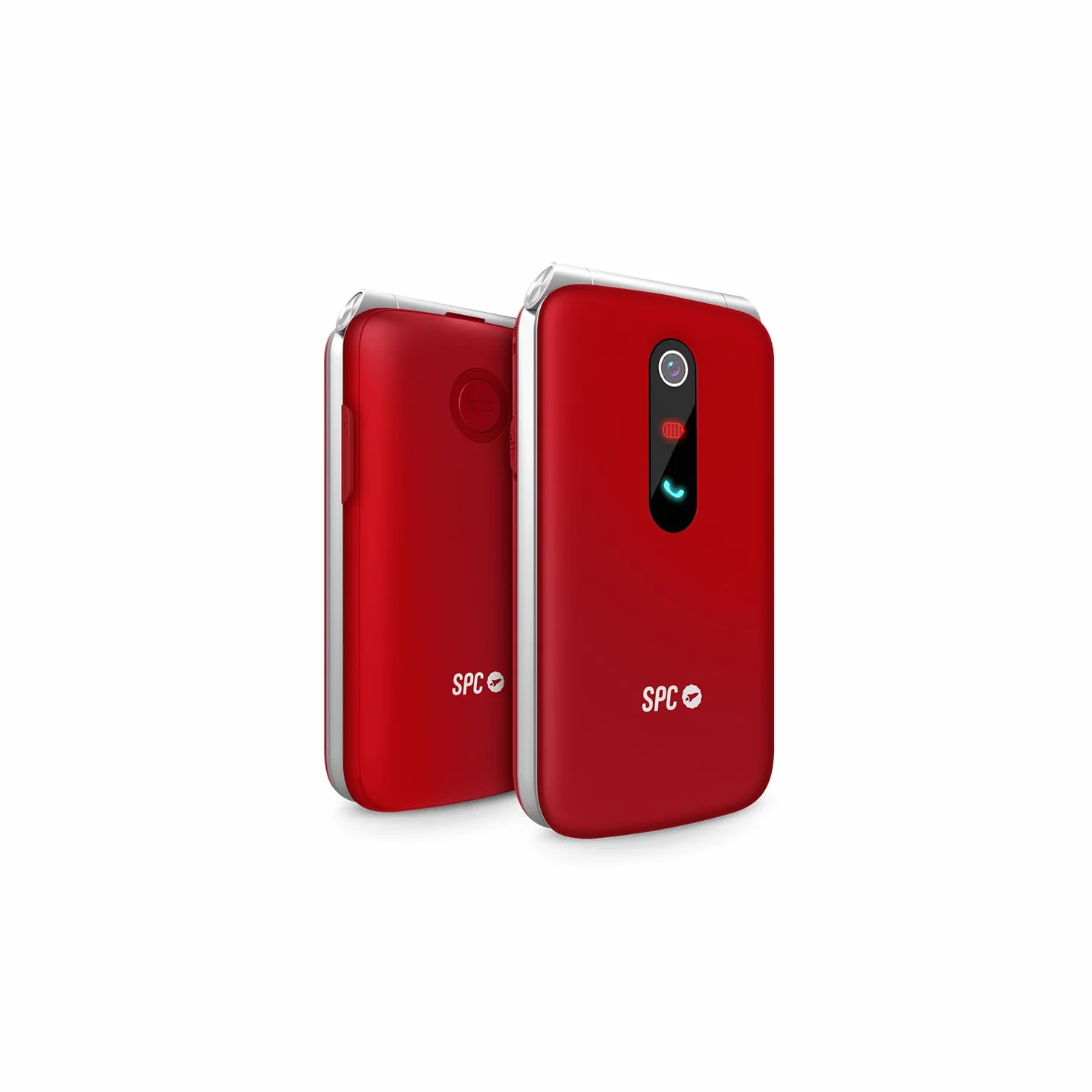 SPC Stella 3-4G telefon komórkowy dla seniorów z klapką | menu i duże przyciski | przycisk połączenia alarmowego, zdalna konfiguracja, kompatybilny z aparatami słuchowymi i głośnością 103 dB | stacja