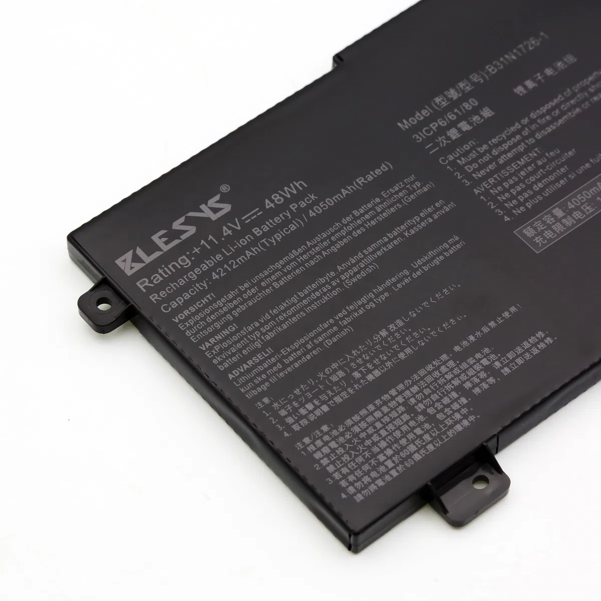 BLESYS B31N1726 bateria do ASUS TUF Gaming FX504G FX504GM FX504GD FX504GE fx504gd-fx8gd Laptop B31BN91 [krótki kabel]