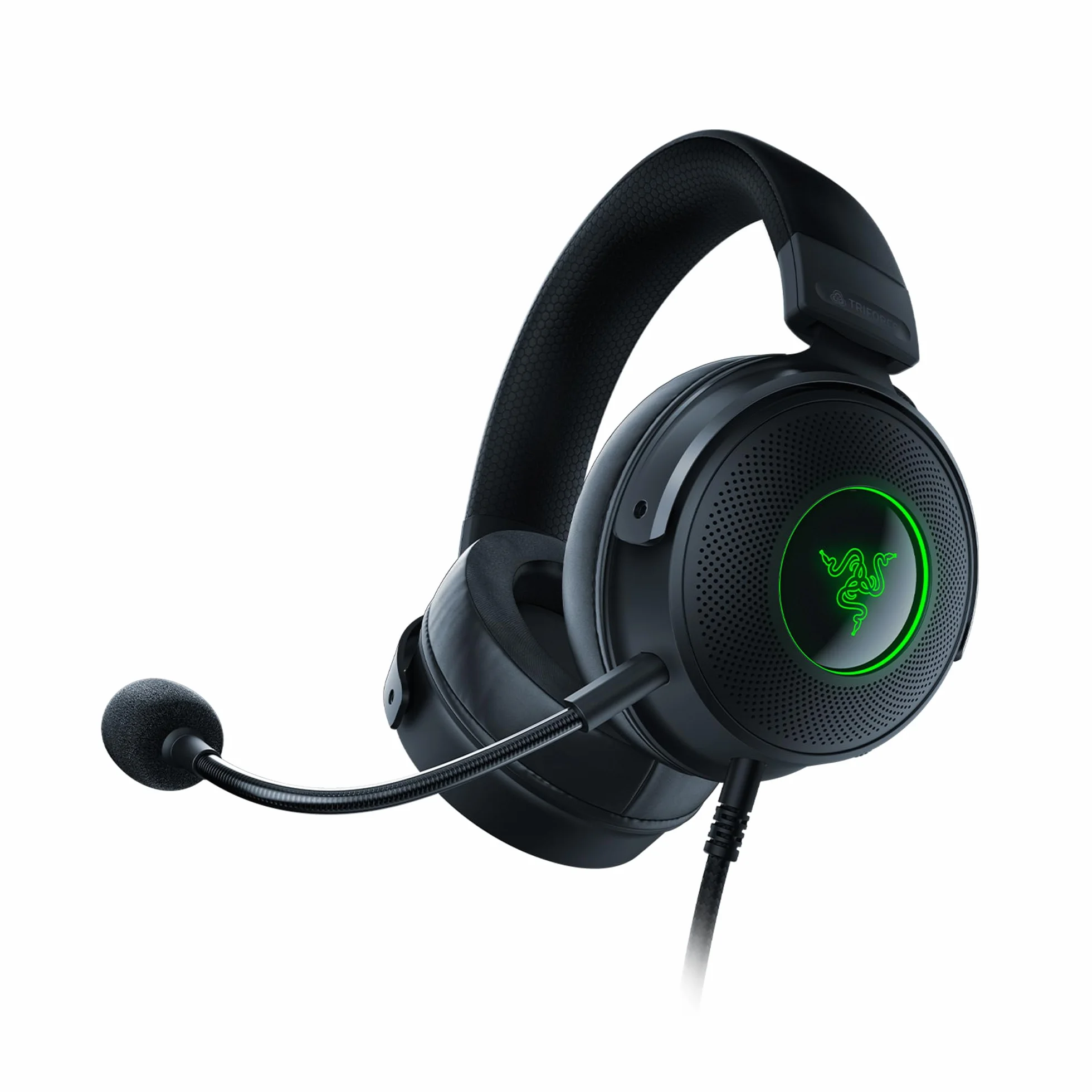 Razer Kraken V3 przewodowy zestaw słuchawkowy USB do gier z Chroma RGB 50 mm THX Czarny