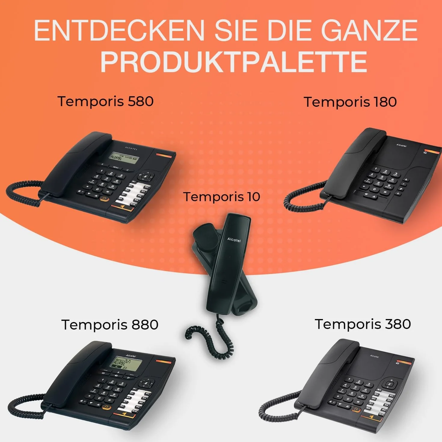 Alcatel Temporis 580, czarny