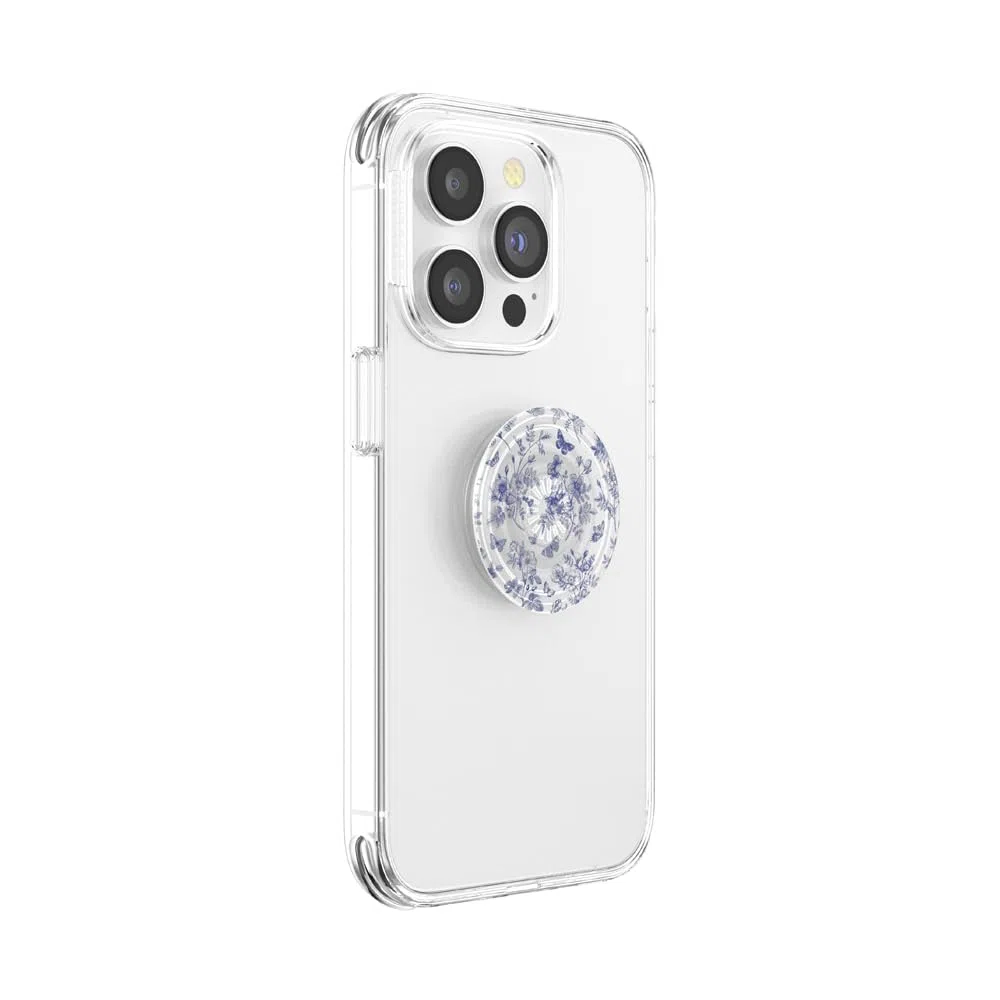 PopSockets: PopGrip Plant - Wykonany z materiałów roślinnych rozkładany uchwyt i stojak do telefonów z wymiennymi krążkami PopTop - English Country Side