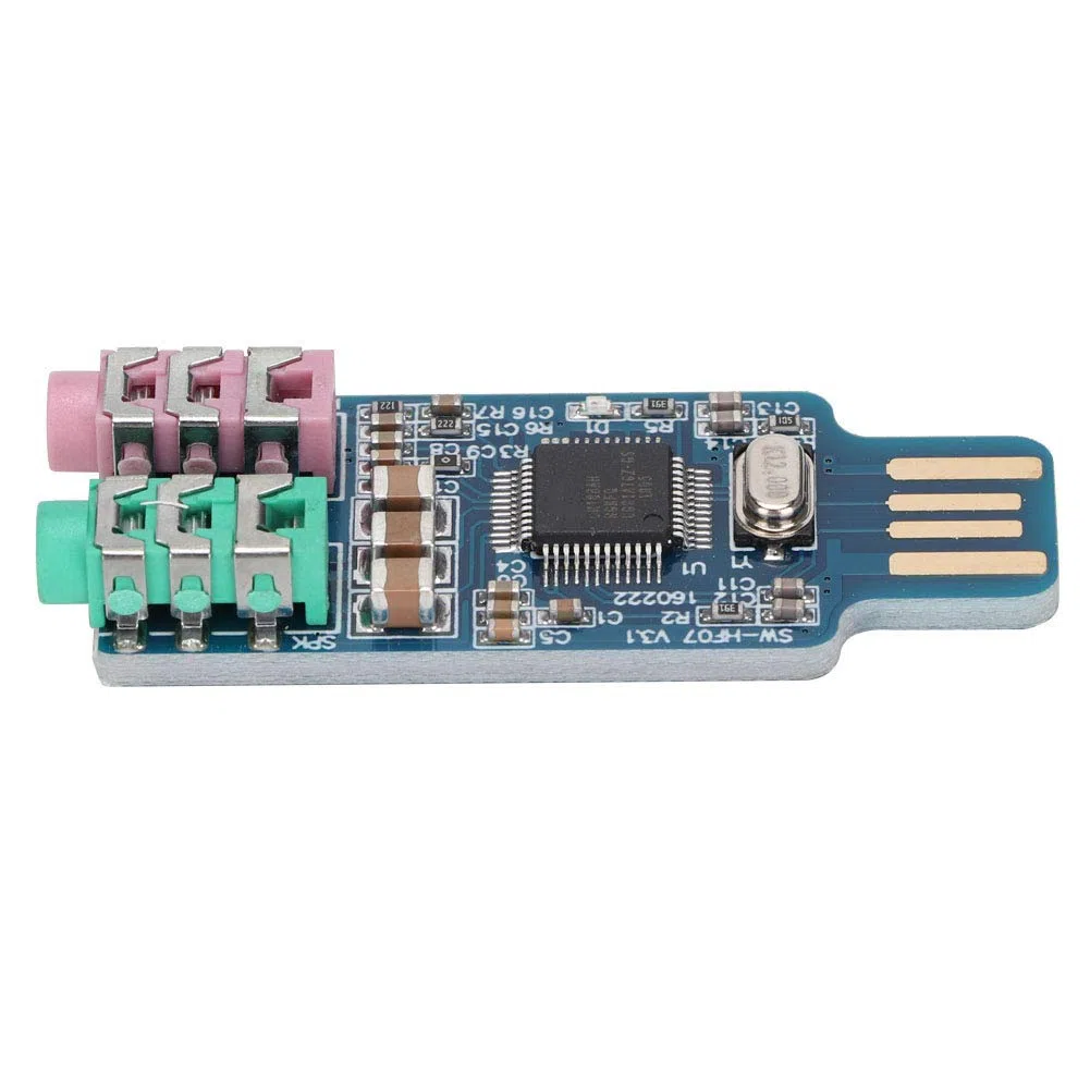 Zewnętrzna karta dźwiękowa USB Plug and Play - Uniwersalny adapter audio do laptopa i komputera dla gamingu, muzyki i konferencji online, wysokiej jakości dźwięk kompatybilny z i