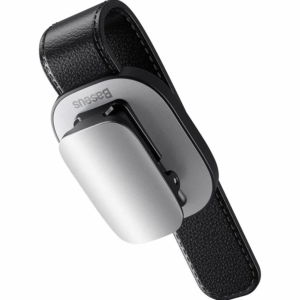 Baseus Platinum Vehicle Eyewear Clip (typ klipsa) (srebrny)