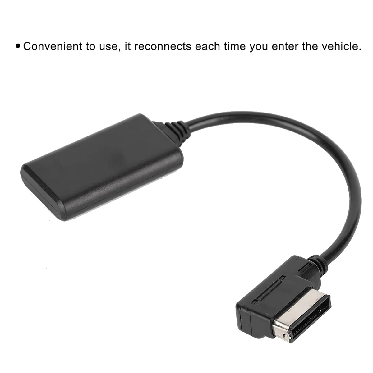 Qiilu Kabel audio, 5.0 AUX adapter do regulacji muzyki Bluetooth kabel audio do samochodu pasuje do kabla AUX AMI MMI MDI do A1A3 A8