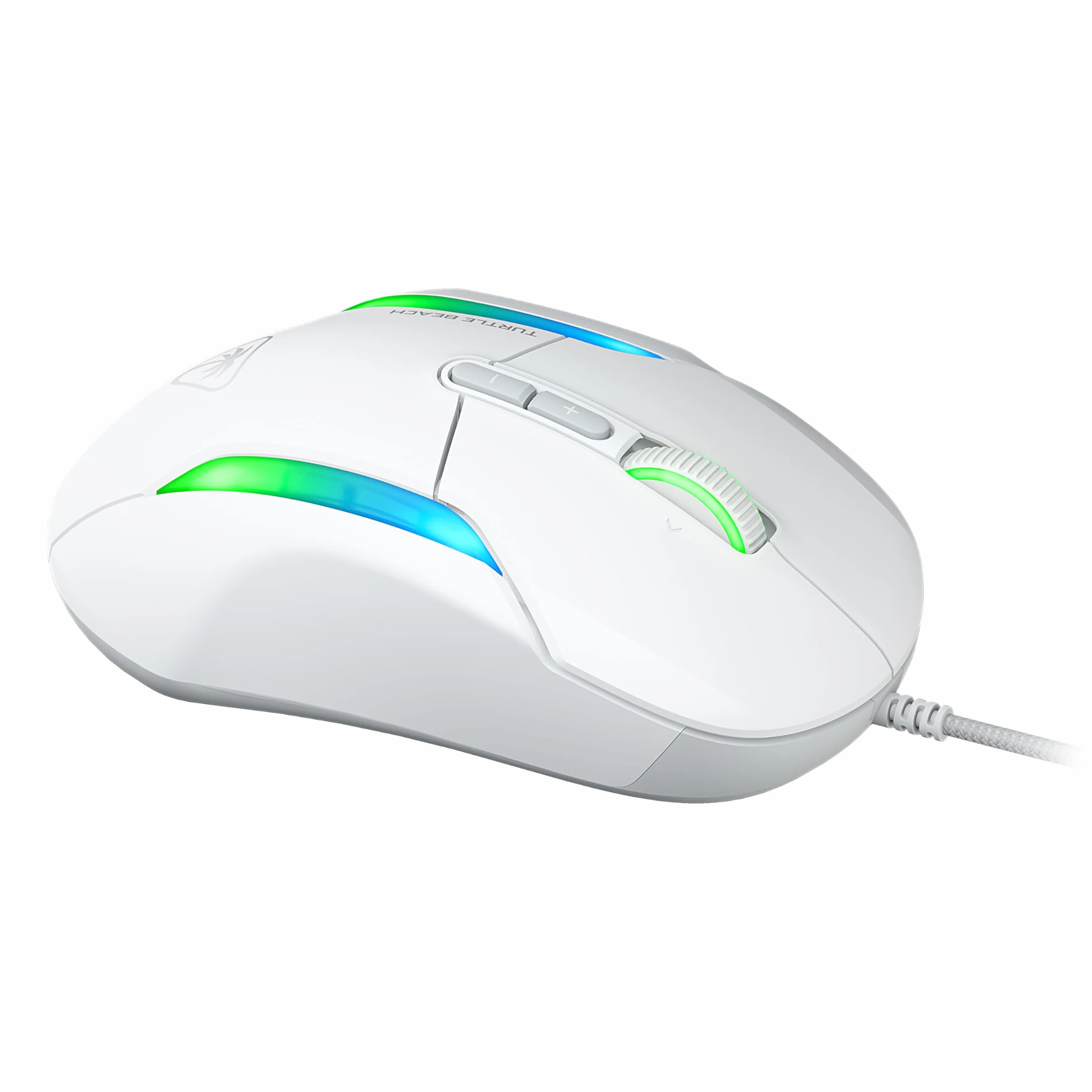 TURTLE BEACH Kone II Przewodowa ergonomiczna mysz do gier RGB, 26K DPI, przełączniki optyczne 100 mln kliknięć, 23 wejścia, kółko 4D, PTFE