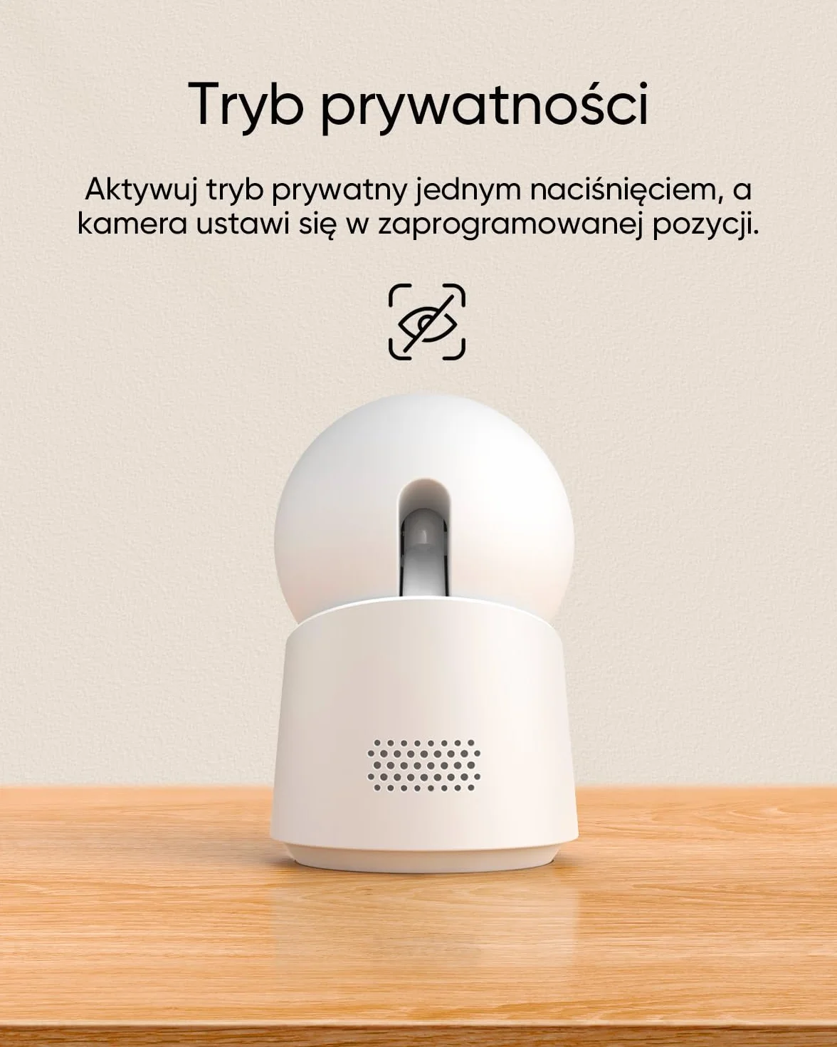 eufy Security Indoor Cam C210, wewnętrzna kamera monitorująca 1080p, funkcja obrotu/pochylenia 360°, WiFi, przewodowa, sztuczna inteligencja dla osób/ruchów, noktowizor, śledzenie AI