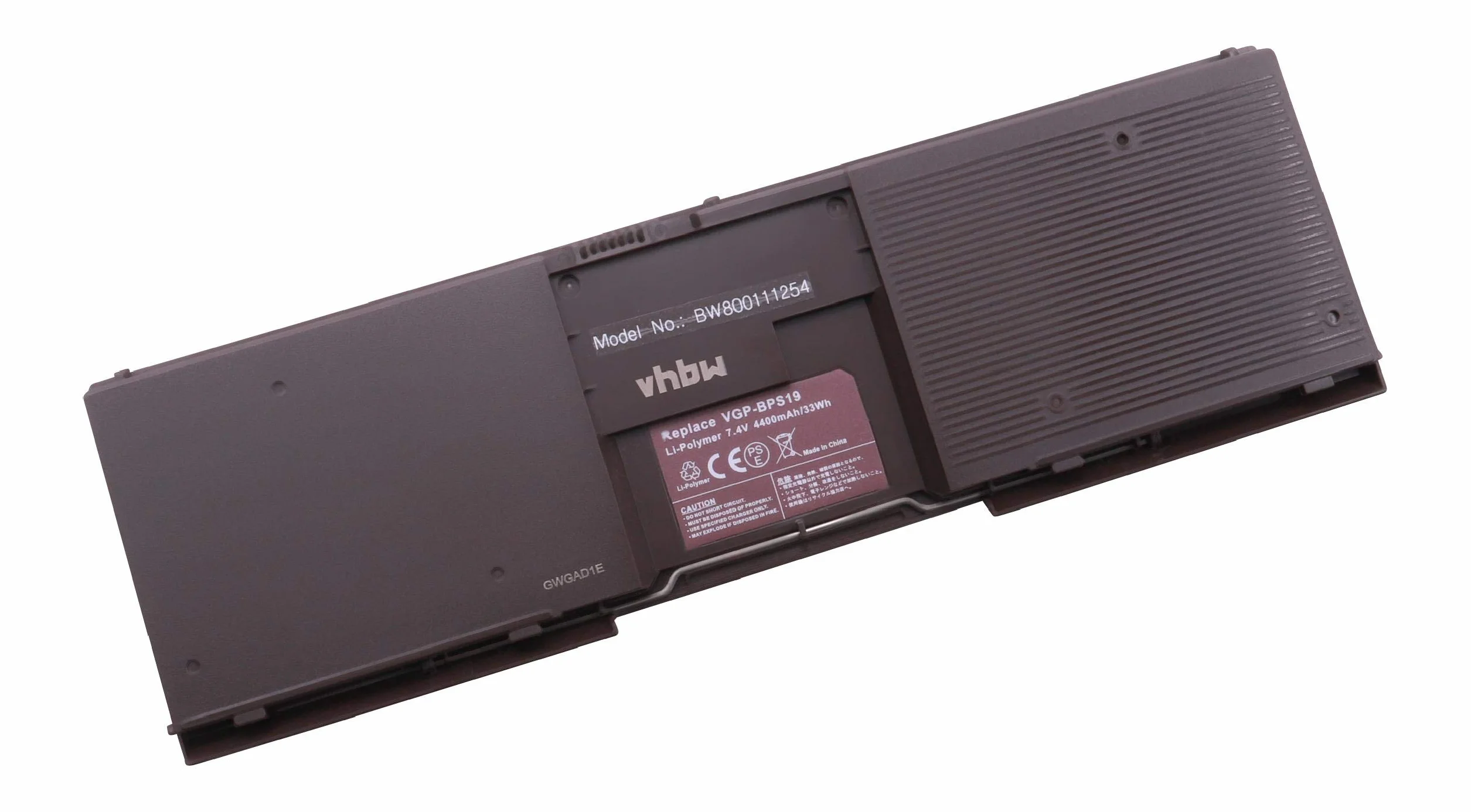 vhbw Akumulator zamienny do Sony VGP-BPL19, VGP-BPS19 do notebooka (4400 mAh, 7,4 V, litowo-polimerowy)