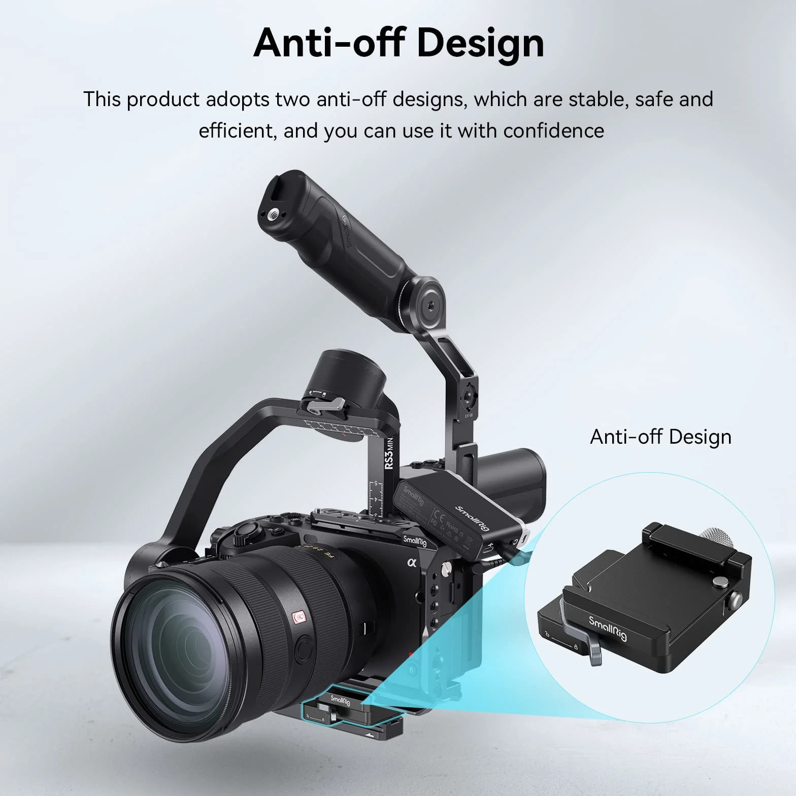 SMALLRIG RS 3 Mini Quick Release Clamp dla DJI RS 3 Mini, Arca-Swiss Mount - 4195