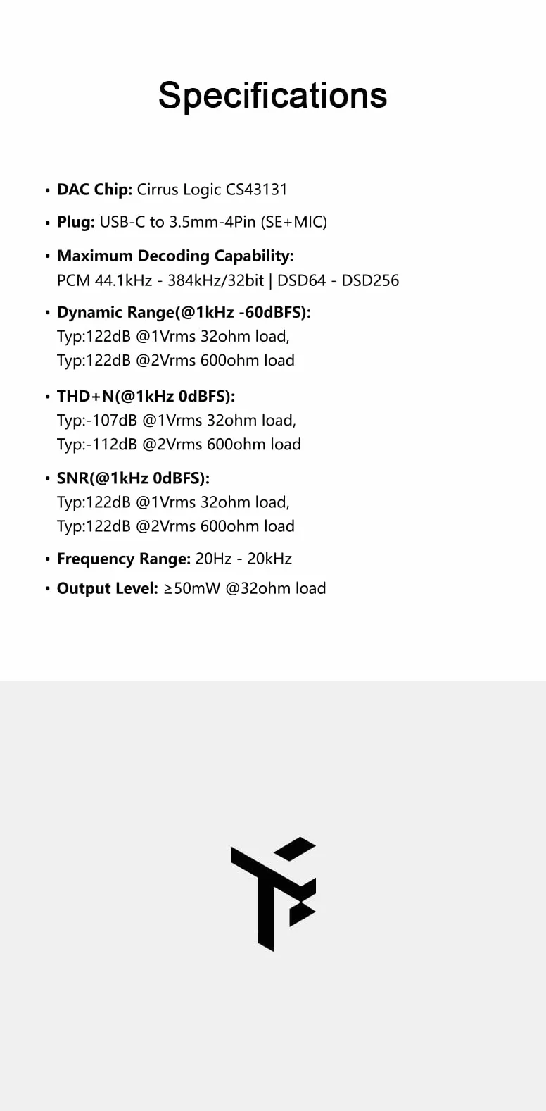 TRUTHEAR KEYX L-Typed bezstratny przenośny DAC/AMP z wyjściem 3,5 mm z obsługą mikrofonu