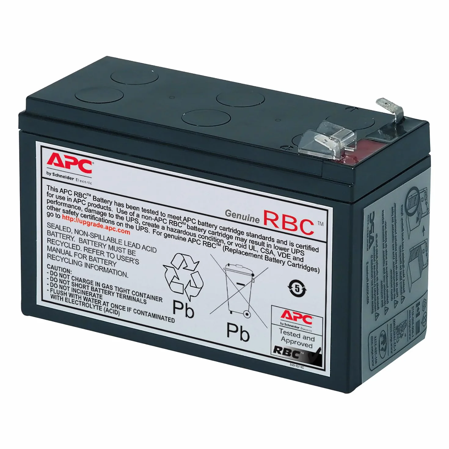 APC RBC17 - Wymienny akumulator do UPS APC BE700G-FR, BK650EI