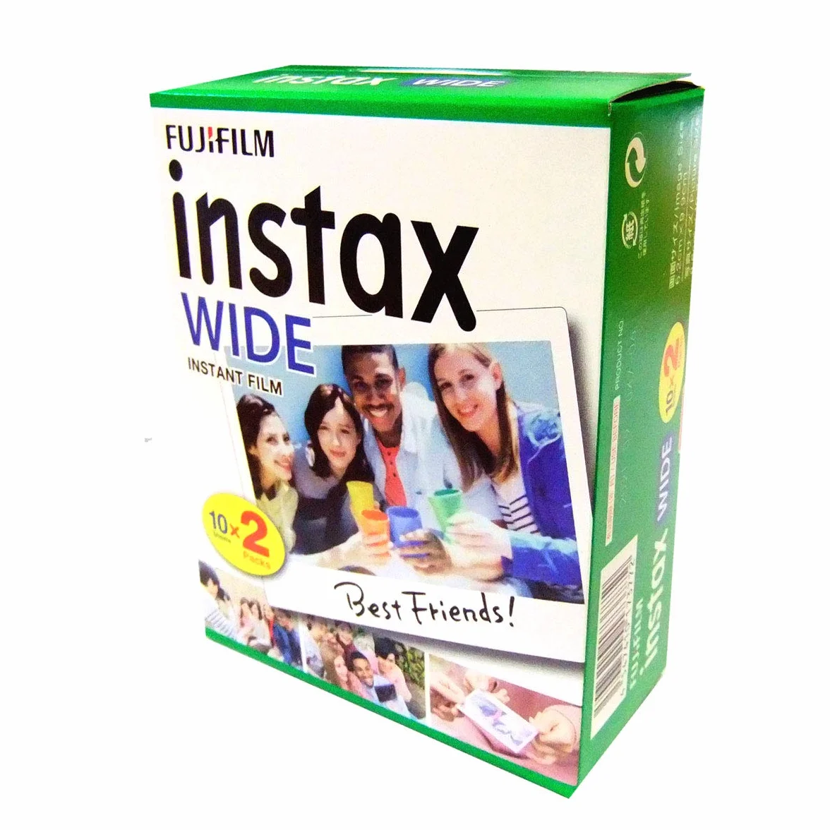 Fujifilm Instax Wide - zestaw 5 pudełek po 20 bębnach (100 zdjęć szeroki format) dla Fuji Instax 210 200 100 300 Instant Photo Camera