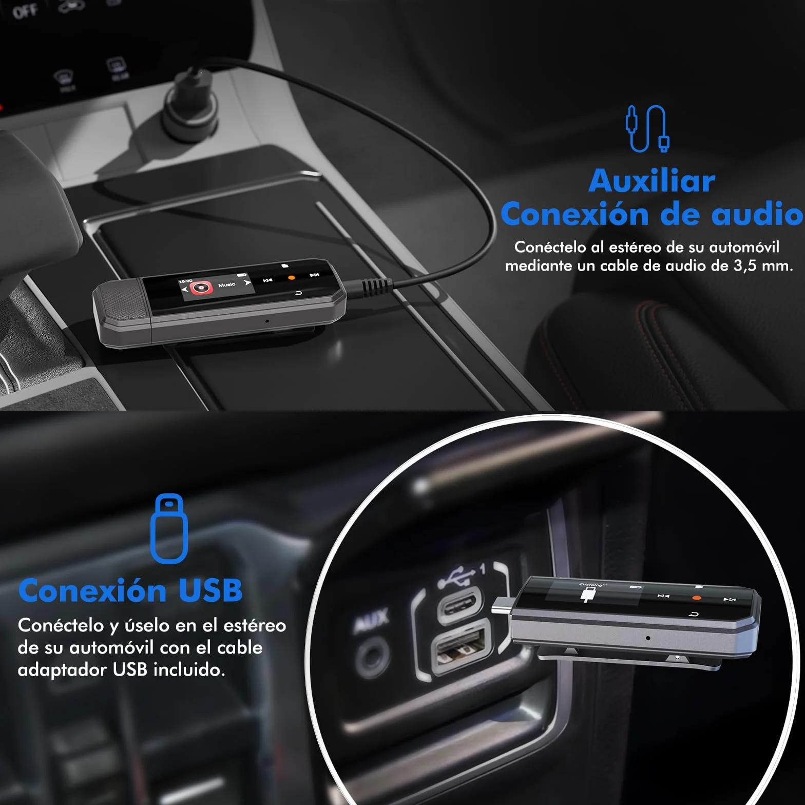 Przenośny odtwarzacz MP3 64 GB Bluetooth 5.3 USB-C z radiem FM