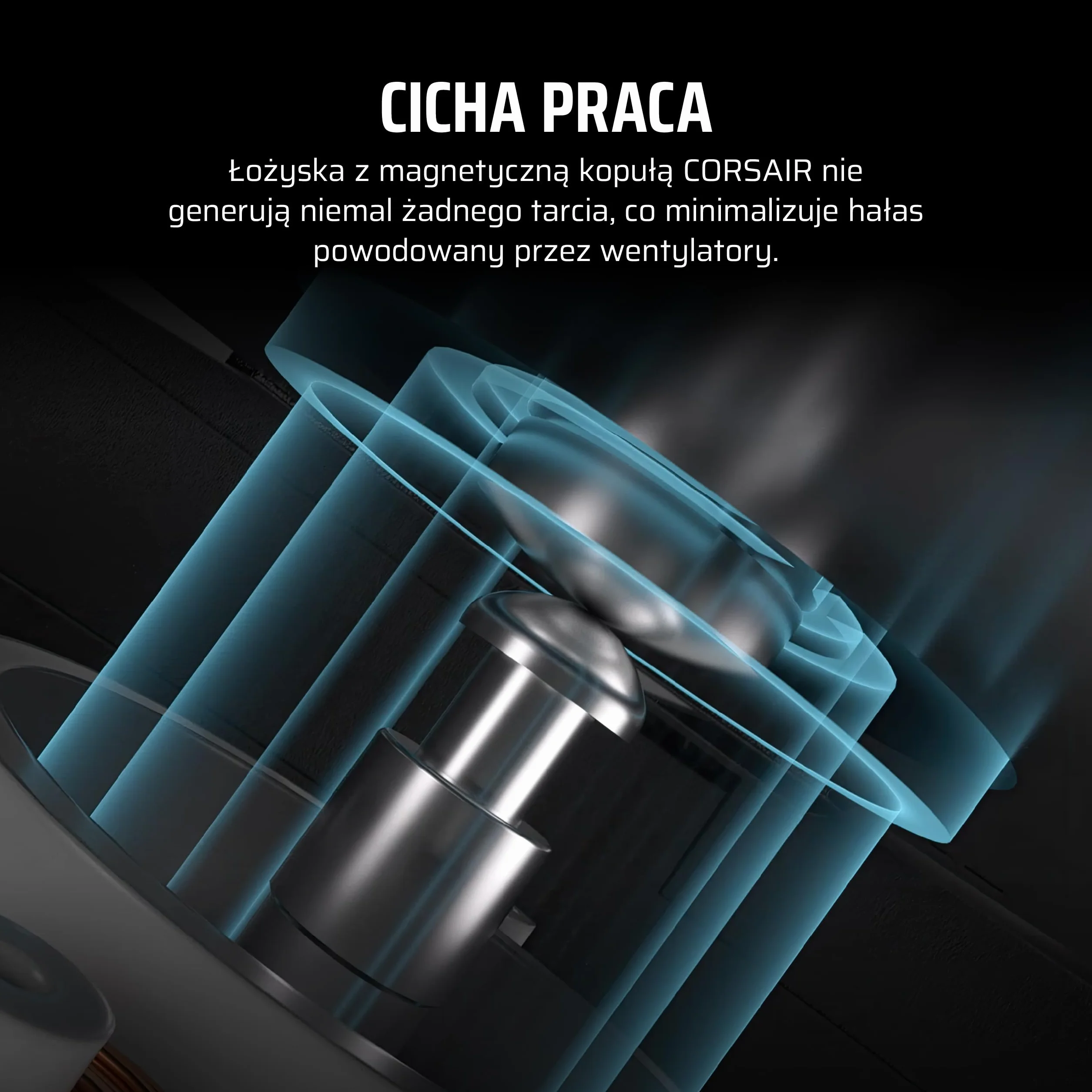 CORSAIR iCUE LINK LX140-R RGB 140mm PWM Wentylator Zestaw Startowy Odwrócony Przepływ Biały