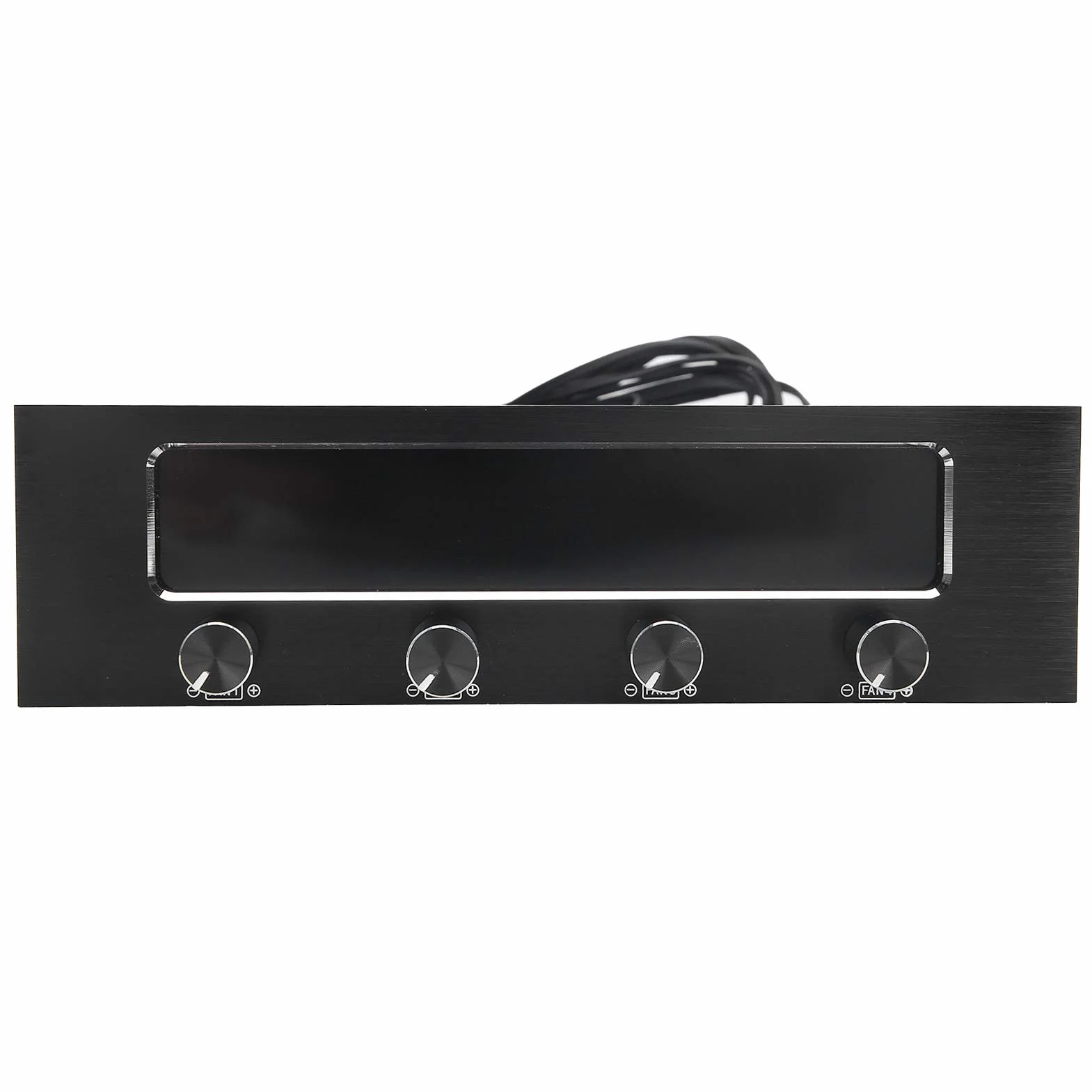 STW‑6041 Kontroler Wentylatora do Procesora Komputera, PC 5,25" Wielofunkcyjny Panel Multimedialny z 4-kanałowym Panelem Przednim, Komputerowy Kontroler Wentylatora PWM i Regulator Temperatury
