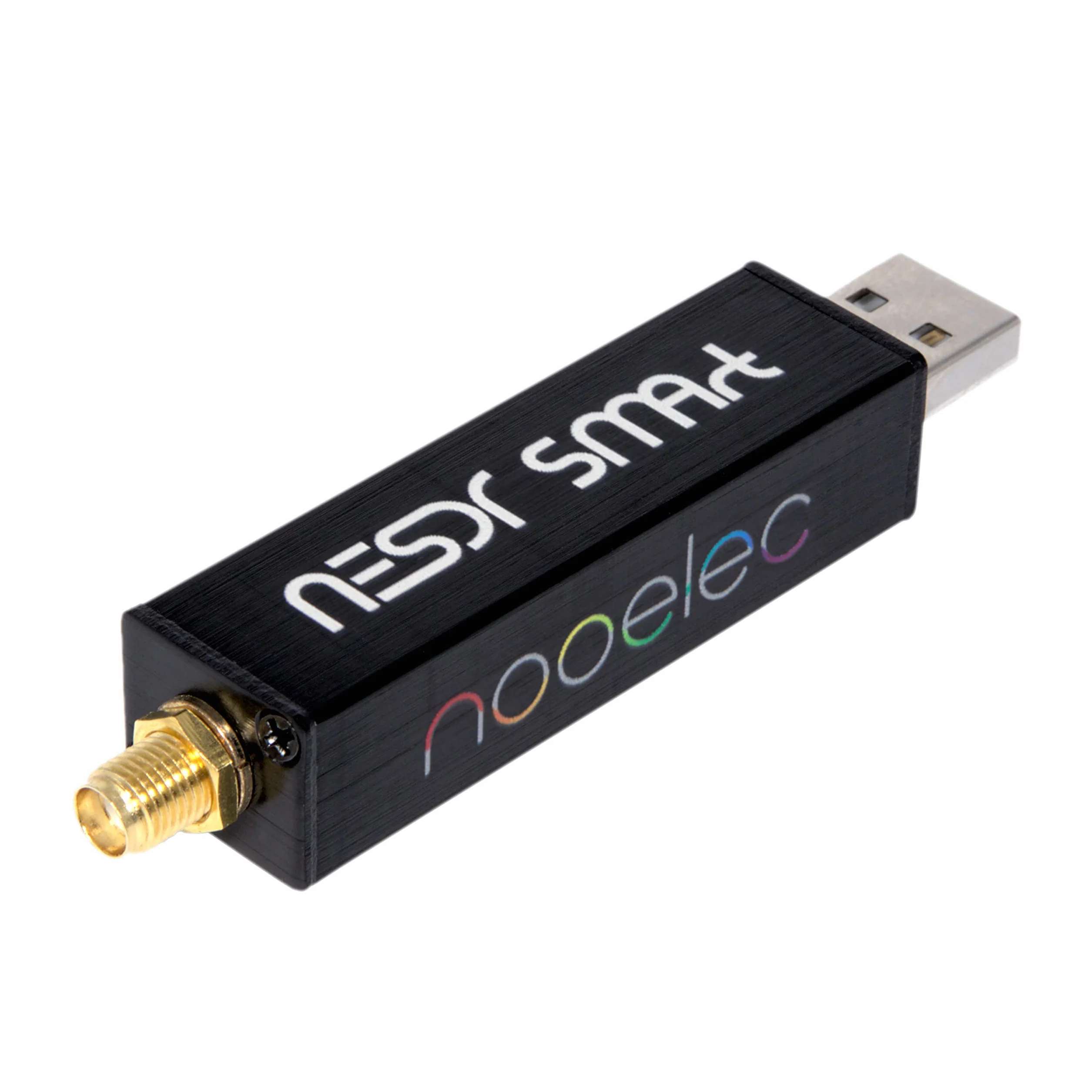 Zestaw Nooelec RTL-SDR v5 — Radio Definiowane Programowo NESDR SMArt HF/VHF/UHF (100 kHz–1,75 GHz). Premium RTLSDR z 0,5PPM TCXO, SMA, Aluminiową Obudową i 3 Antenami. Radia RTL2832U i R820T2
