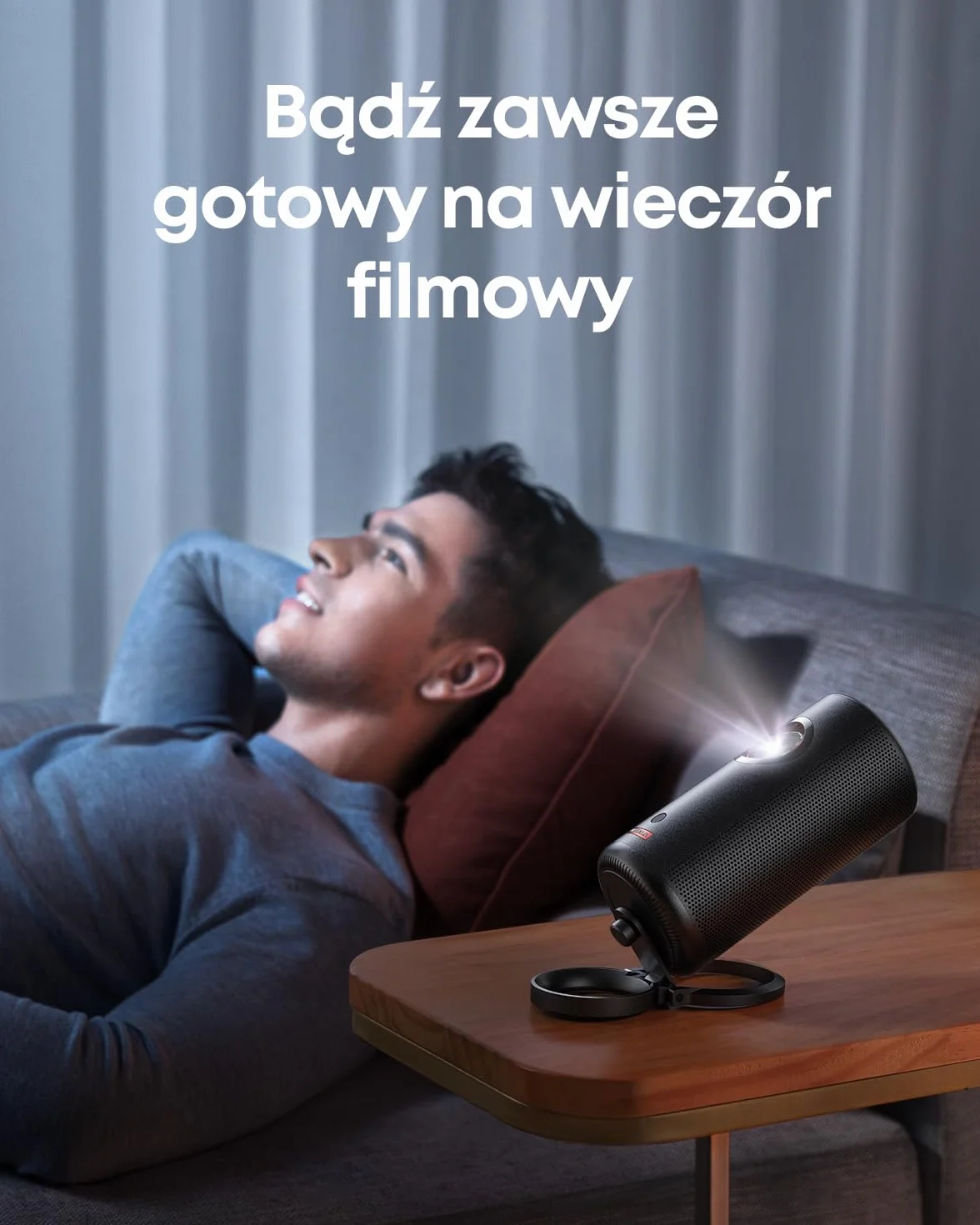 Anker Nebula Capsule projektor składany stojak ultra-kompaktowy uchwyt obrót 180° 95g