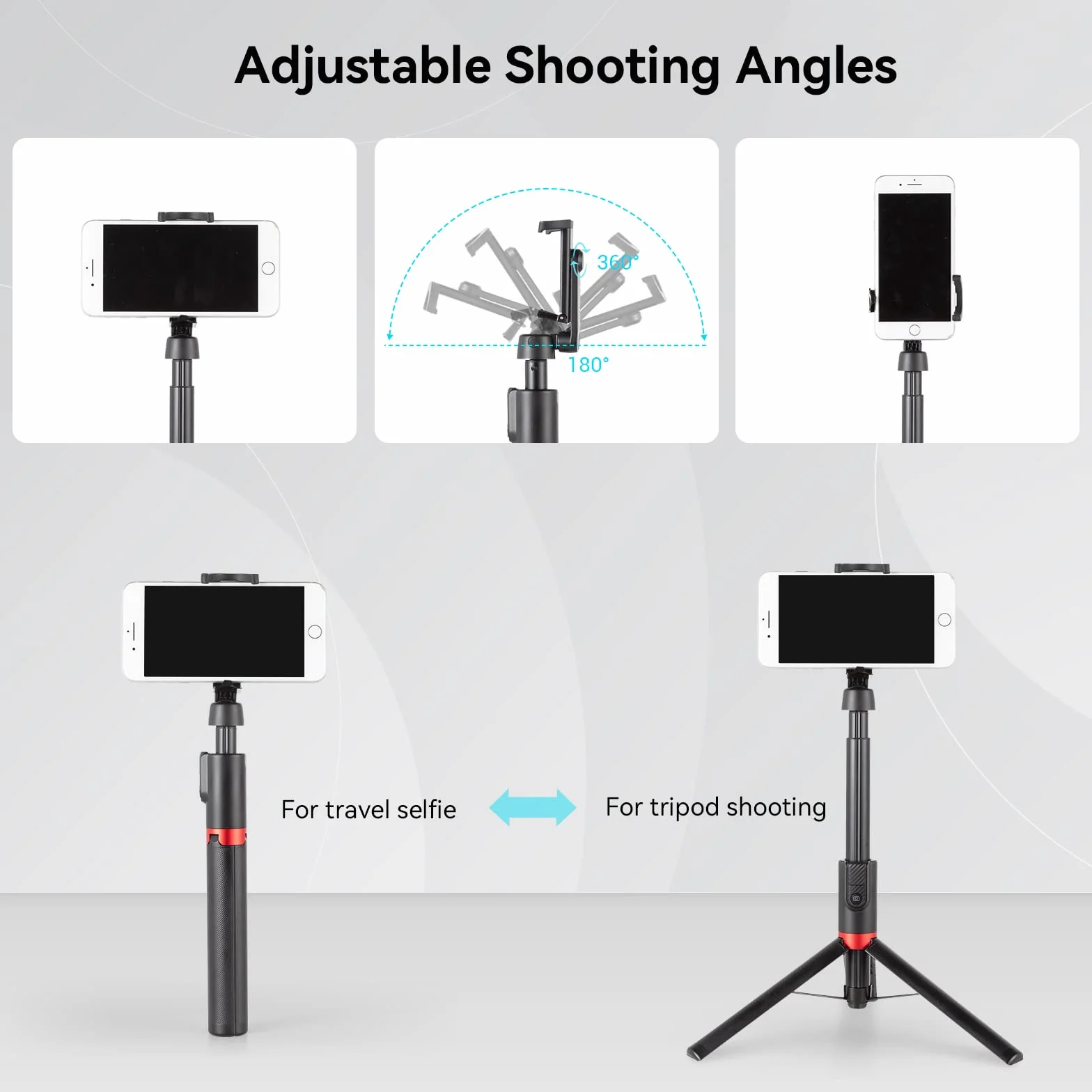SMALLRIG Statyw Selfie Stick ST20 z pilotem Bluetooth 130cm przenośny do telefonów