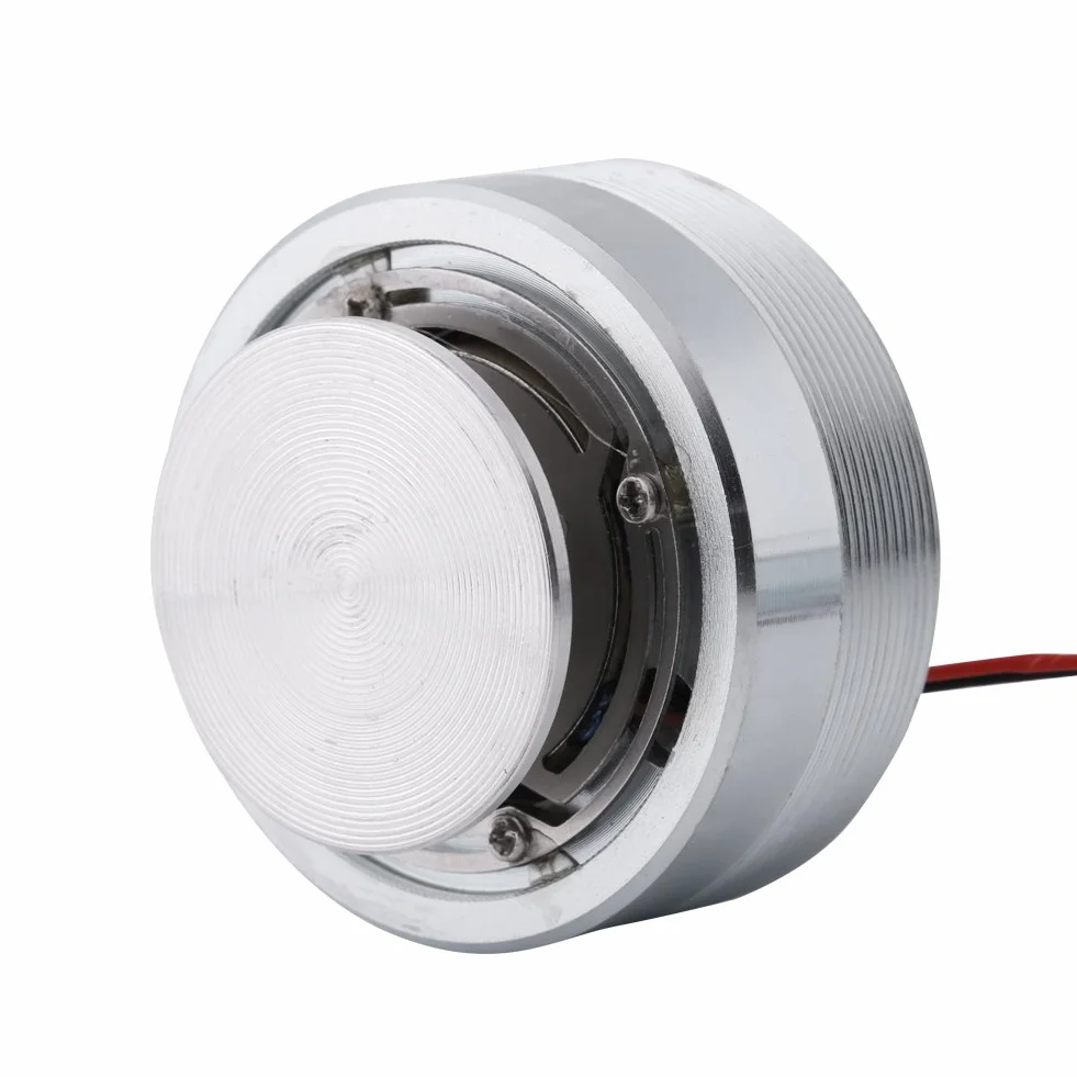 Walfront Głośnik rezonansowy, 1 sztuka 50 mm / 2 cale All Frequency klasyczny głośnik rezonansowy, mocny głośnik basowy, "zrób to sam", do elektronicznych hobbystów (4Ω 25 W)