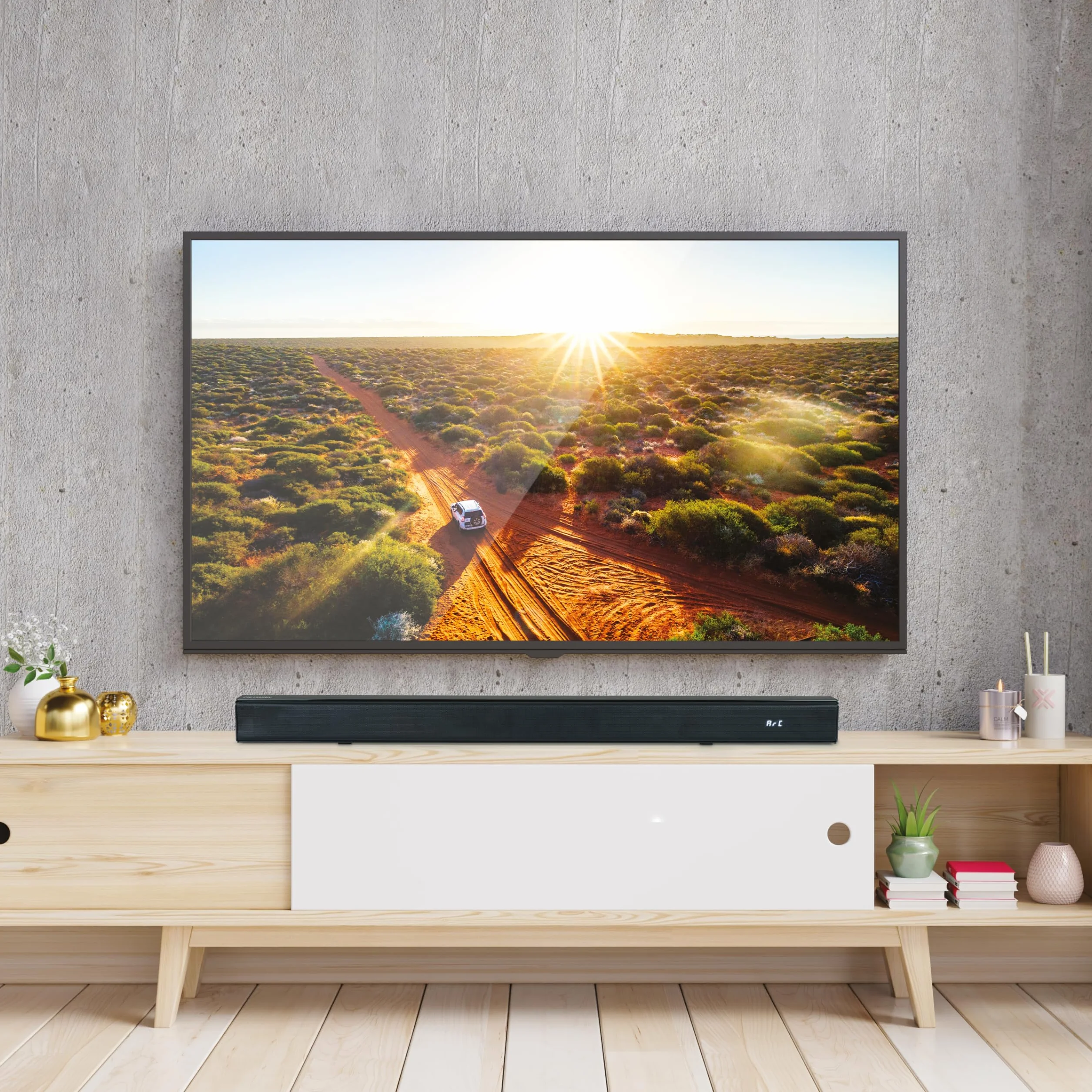 METRONIC Sound Bar 90 W Bluetooth 5.3 Stereo 2.0 do komputera i telewizora