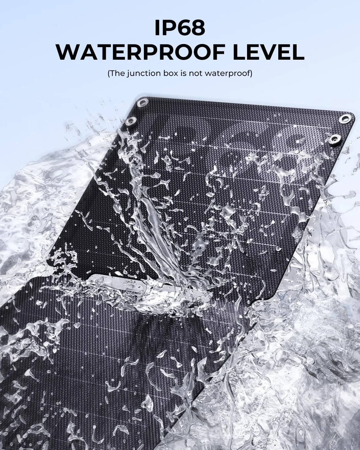 21 W przenośna ładowarka słoneczna, ładowarka BigBlue Solar Panel z USB-A/USB-C (5 V/4,2 A), wodoodporny IP68 składany panel słoneczny na kemping, kompatybilny ze smartfonami, power bankiem i tabletem