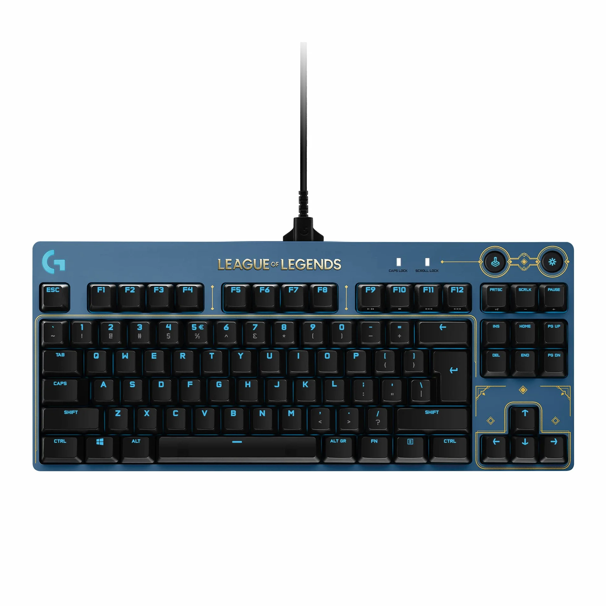 Logitech G PRO Klawiatura mechaniczna G PRO LOL-WAVE2 Nordyczna