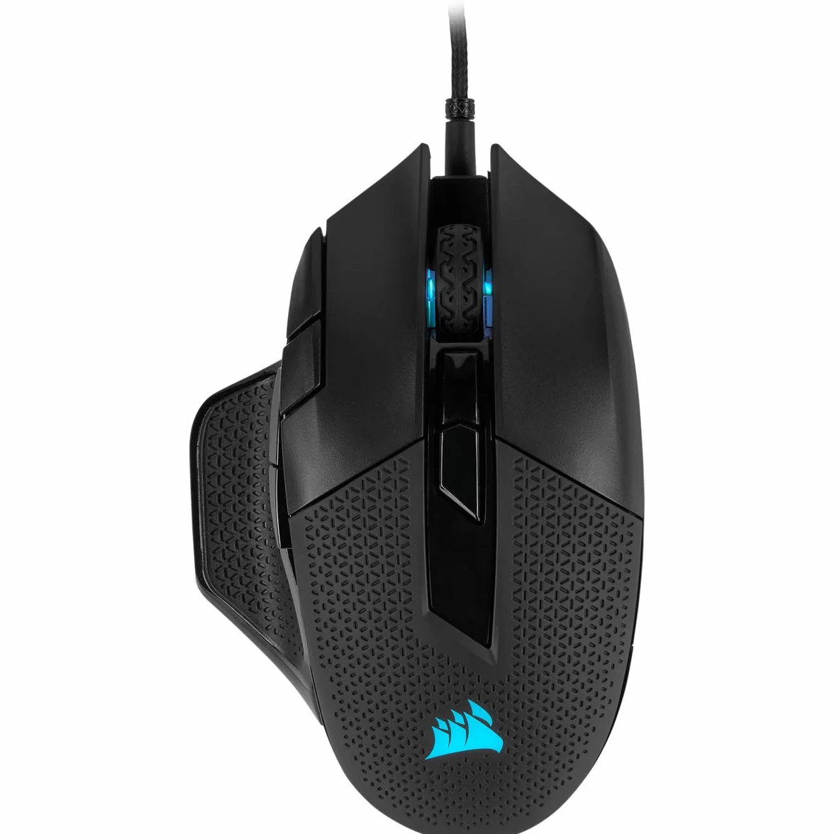 Corsair NIGHT SWORD CH-9306011-EU, Mysz, Czarny/Niebieski