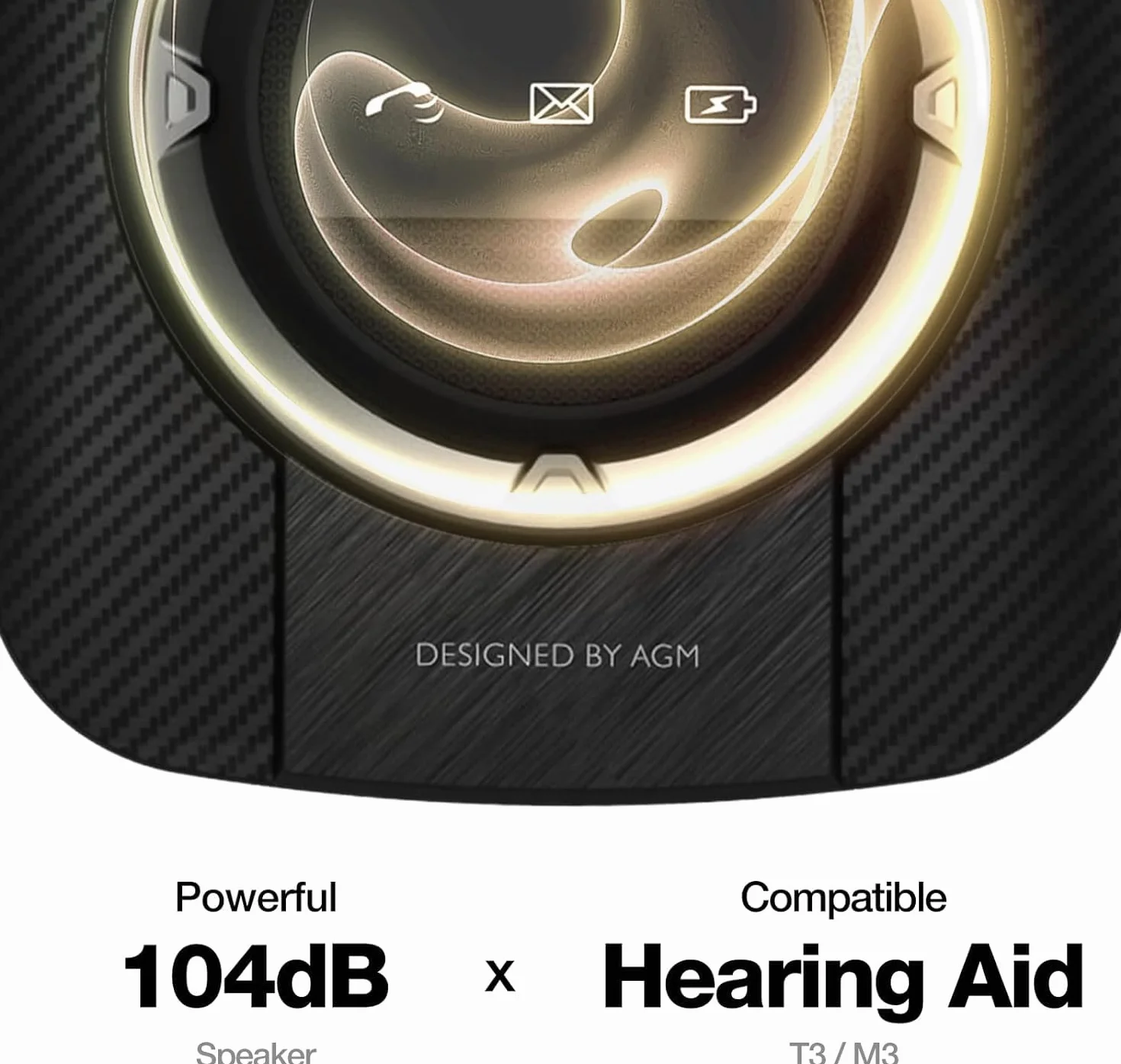 AGM M8 FLIP 7,11 cm (2.8") 162 g Nero