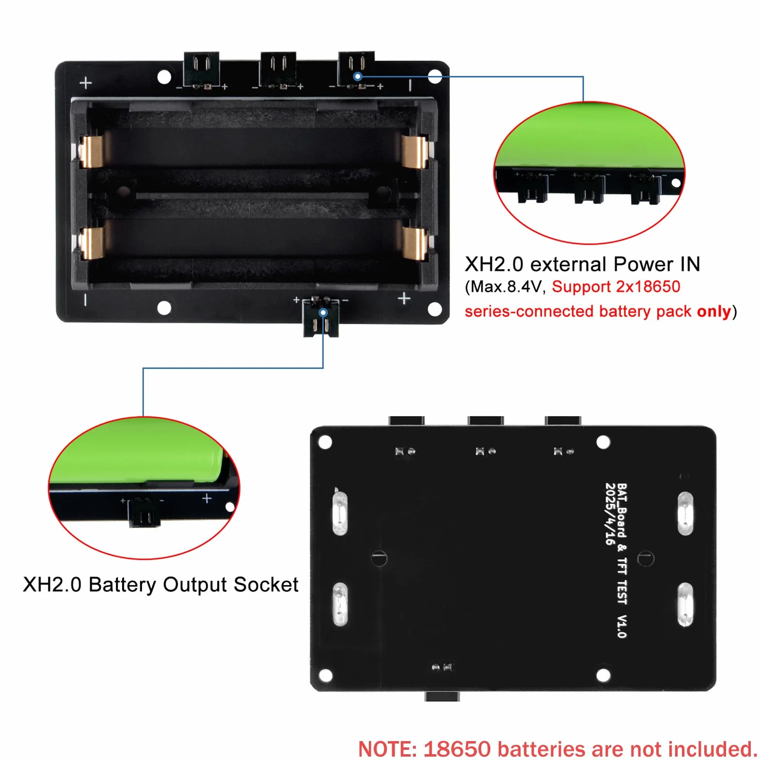 GeeekPi UPS Gen 6 Zasilacz Nieprzerwany HAT dla Raspberry Pi 5 4B Aluminiowy Odprowadzacz Ciepła